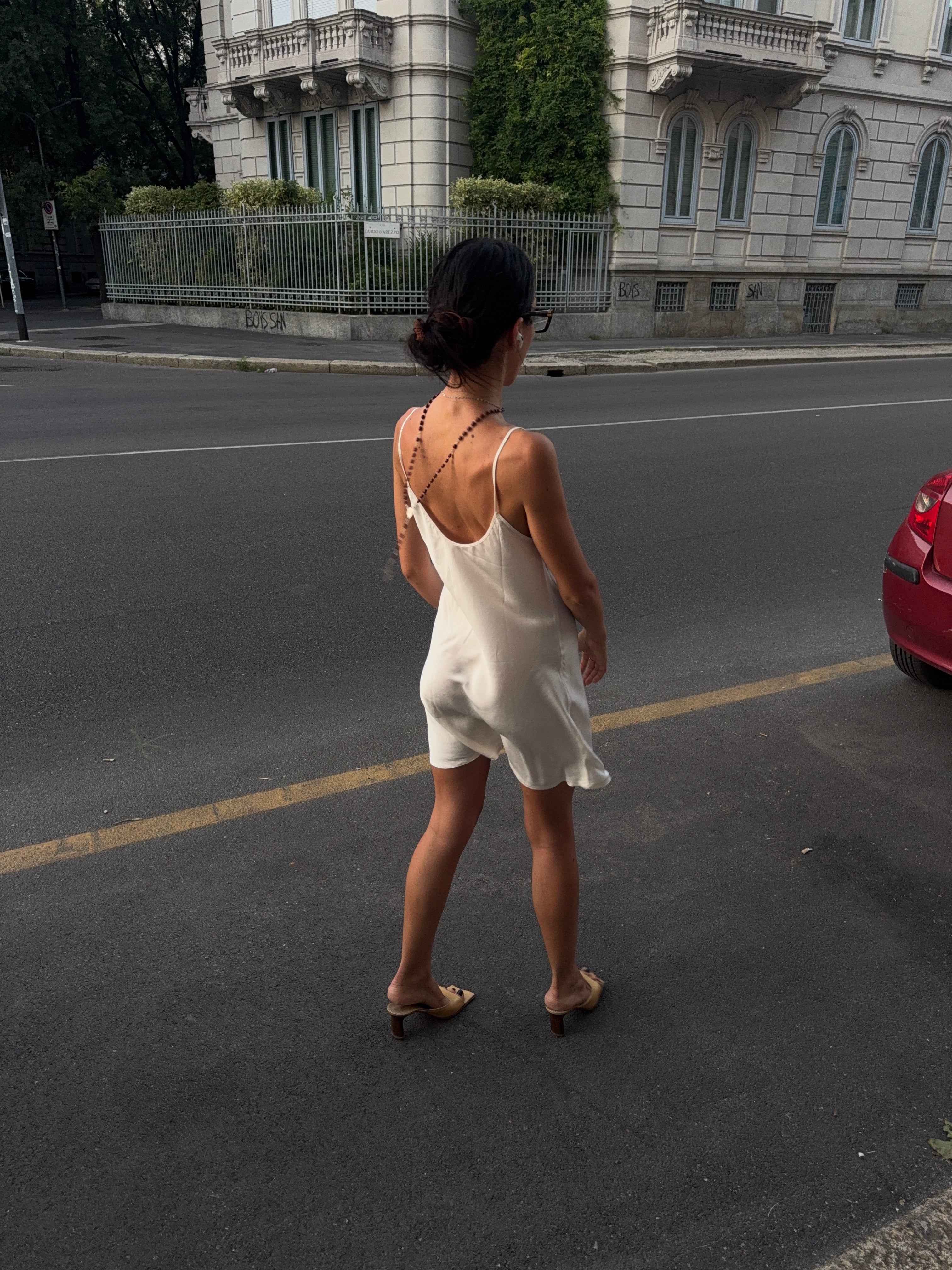 100% silk slip dress