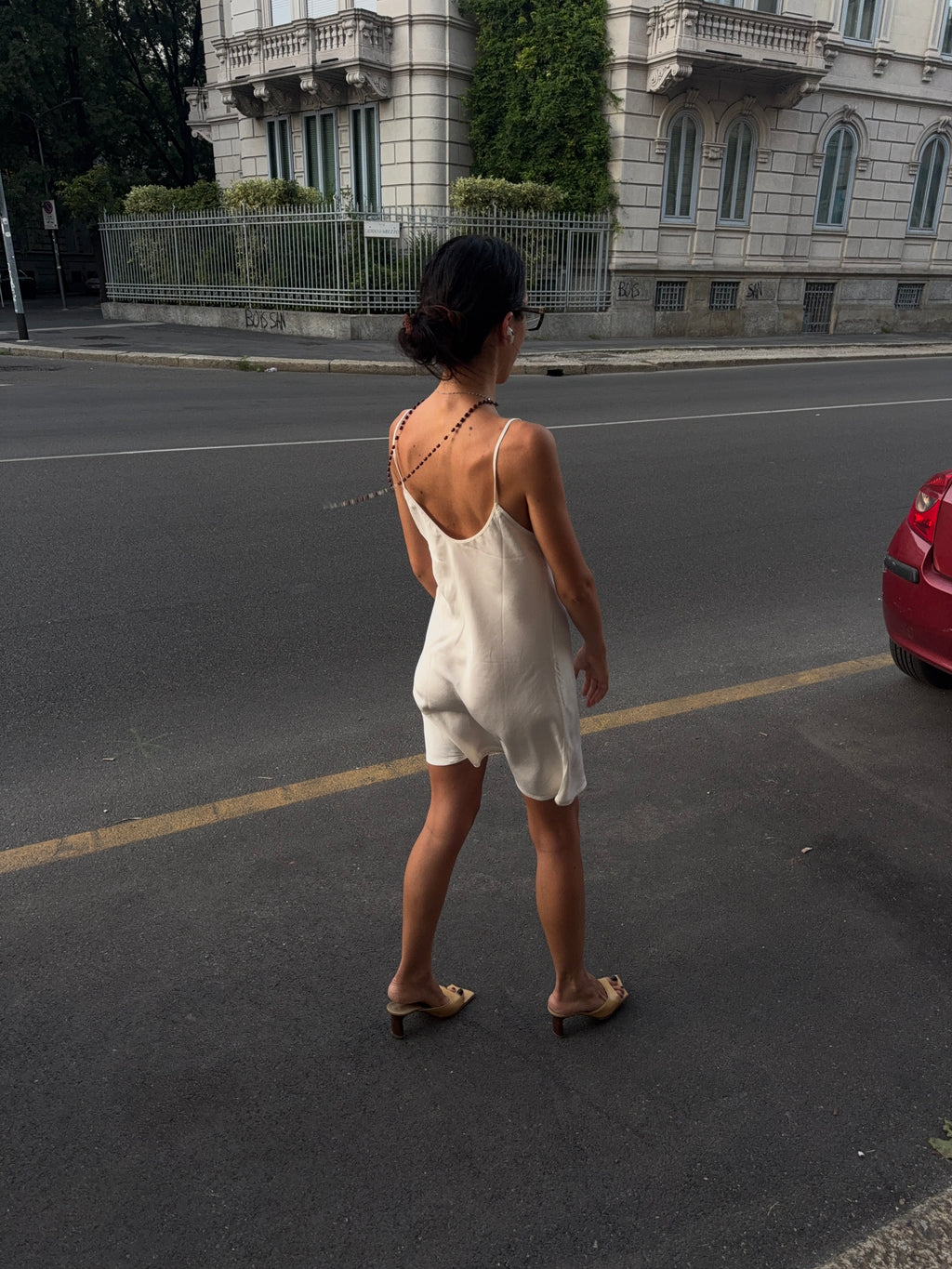 100% silk slip dress