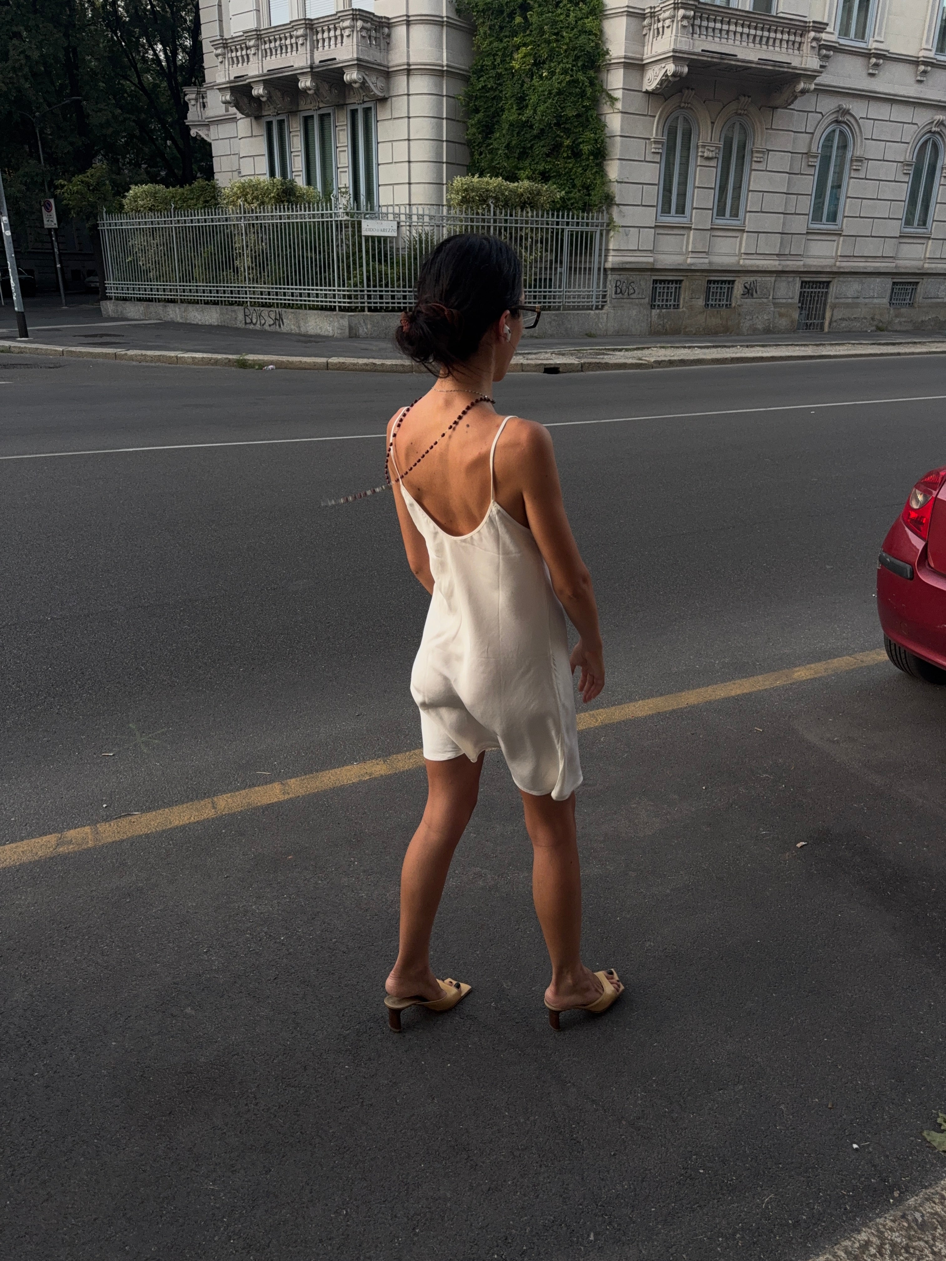100% silk slip dress