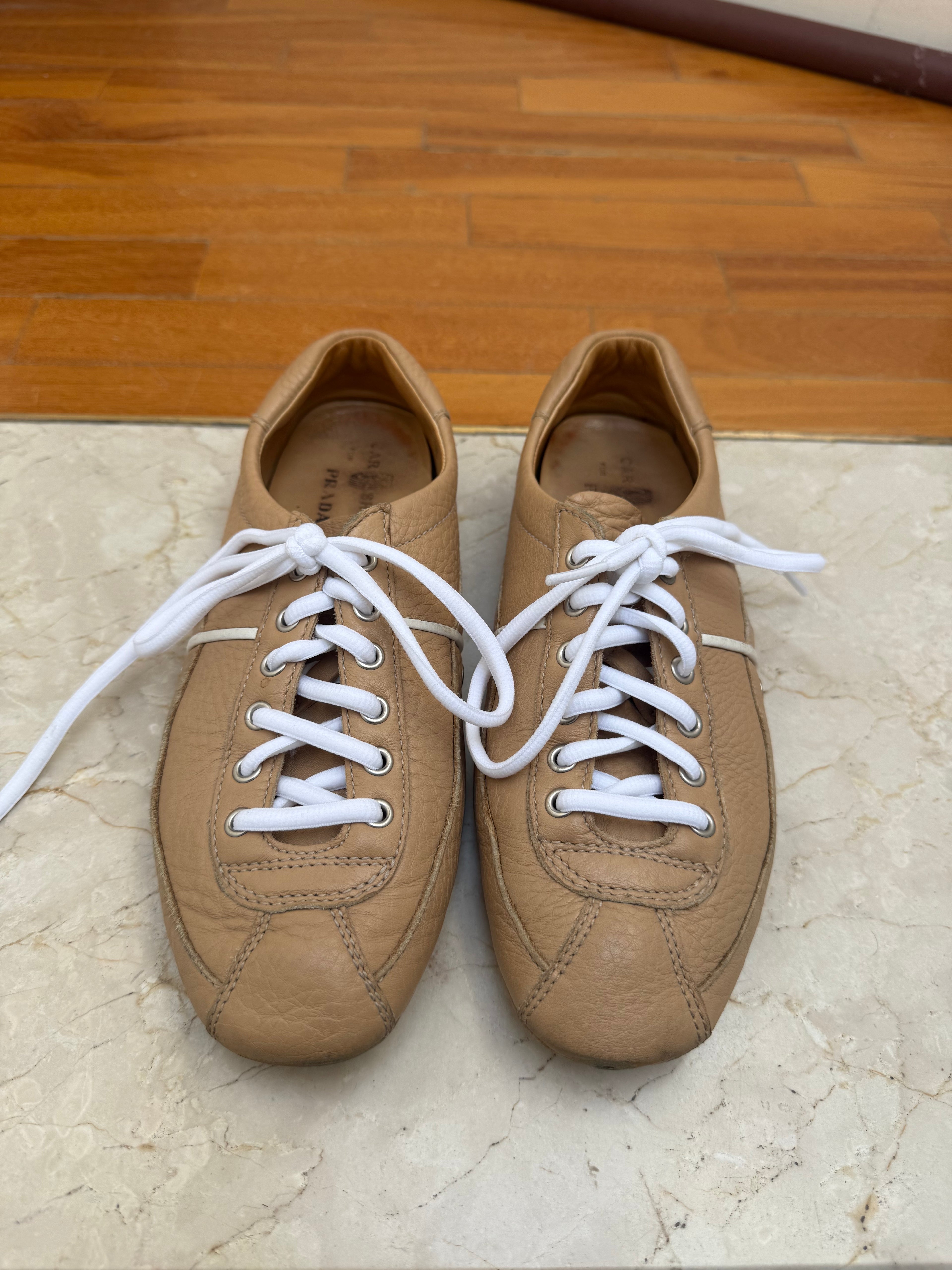 Car shoe x Prada vintage y2k sneakers