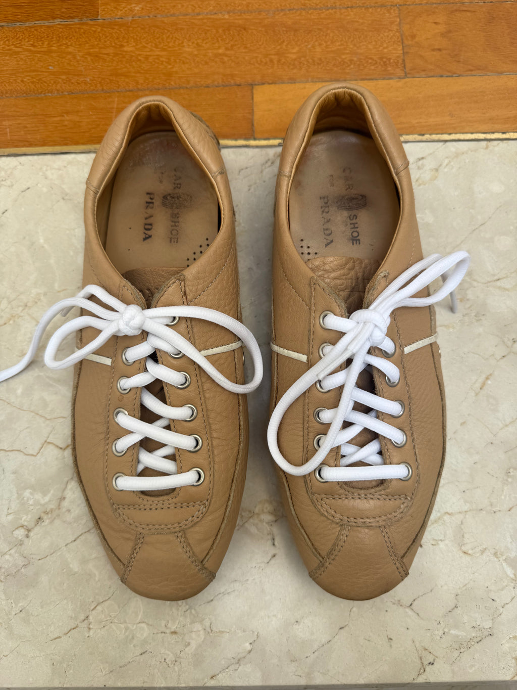 Car shoe x Prada vintage y2k sneakers