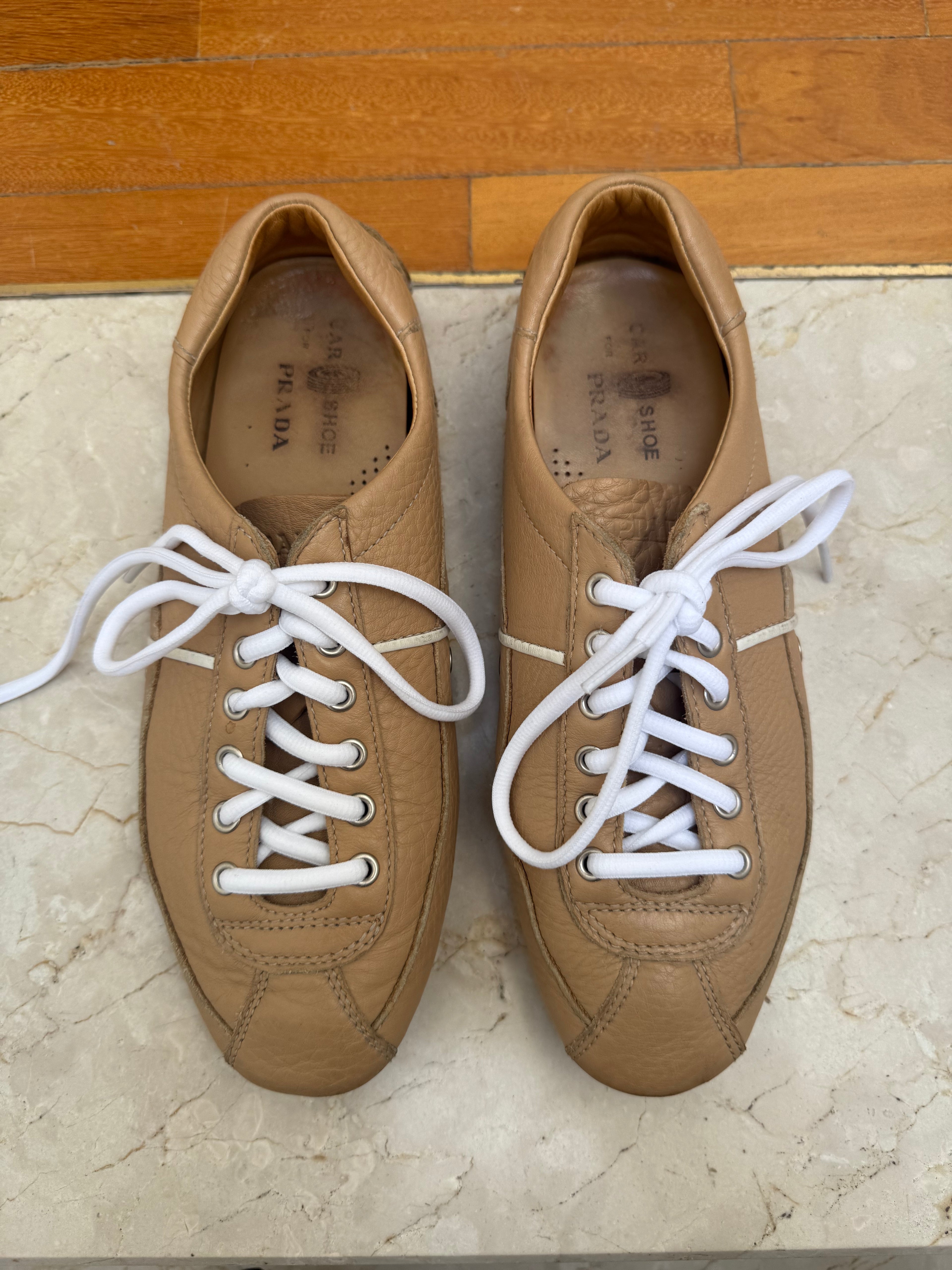 Car shoe x Prada vintage y2k sneakers