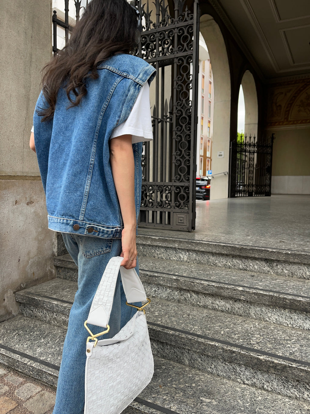 Denim gilet