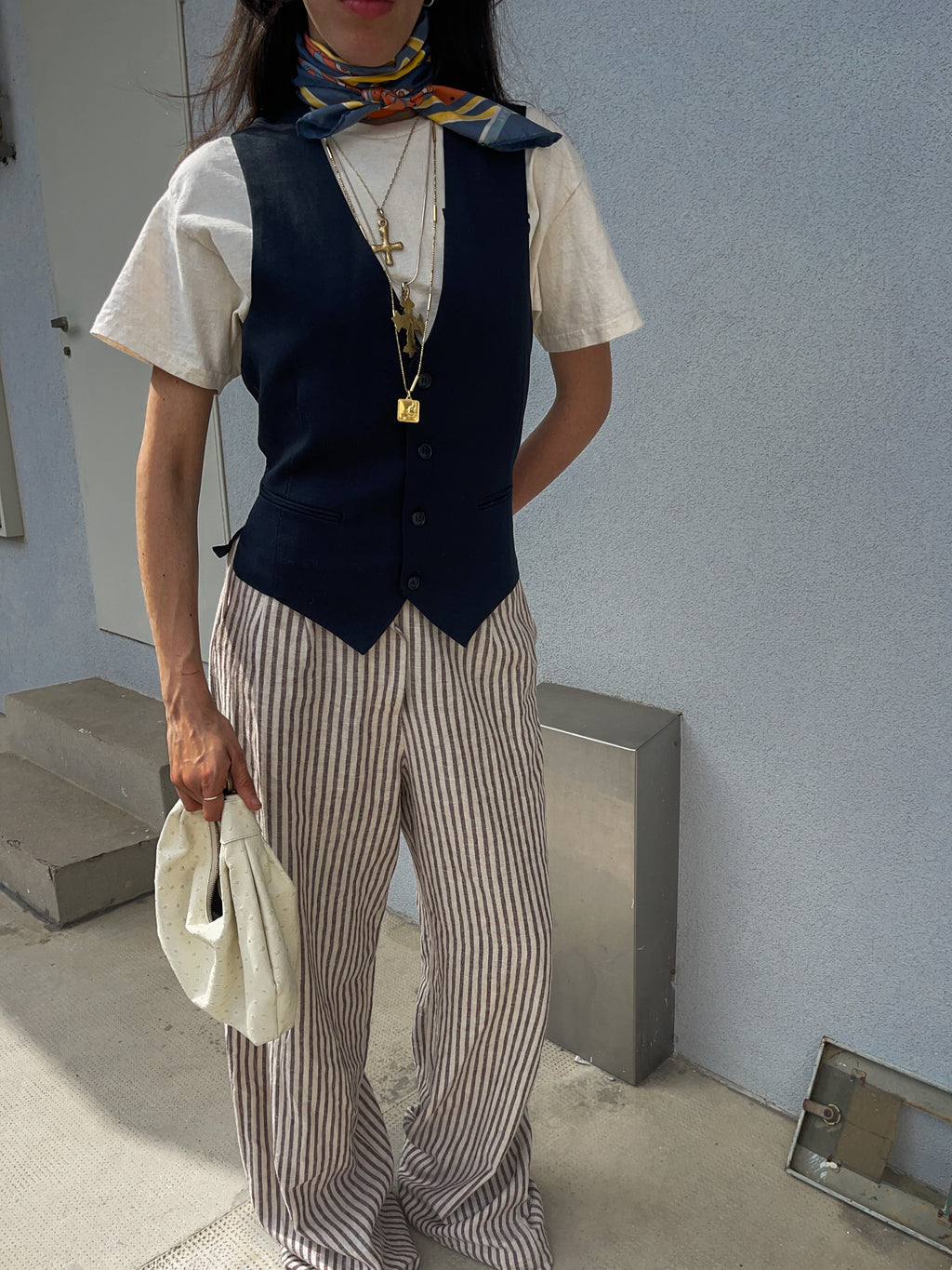 Blue gilet