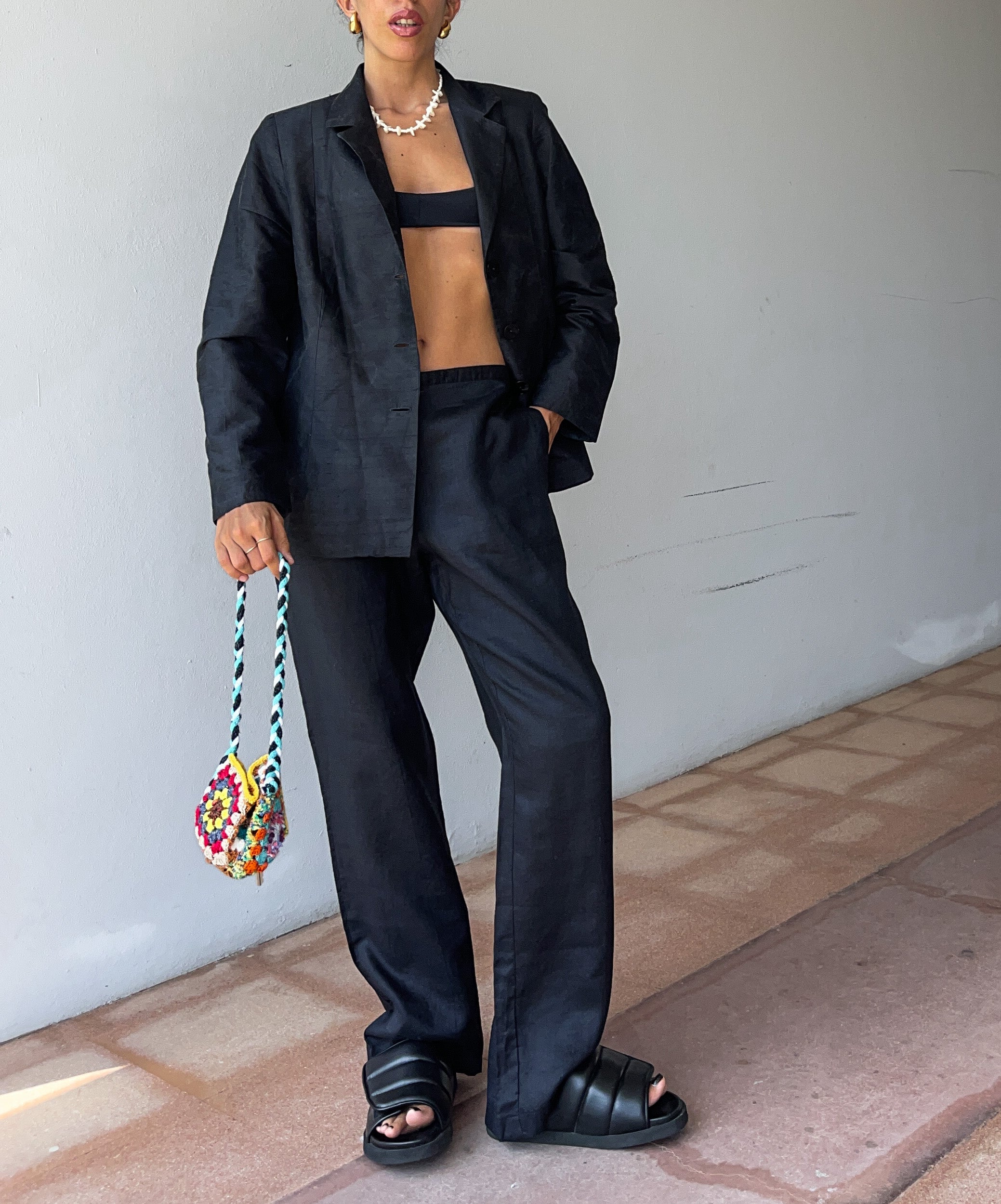 100 linen trousers