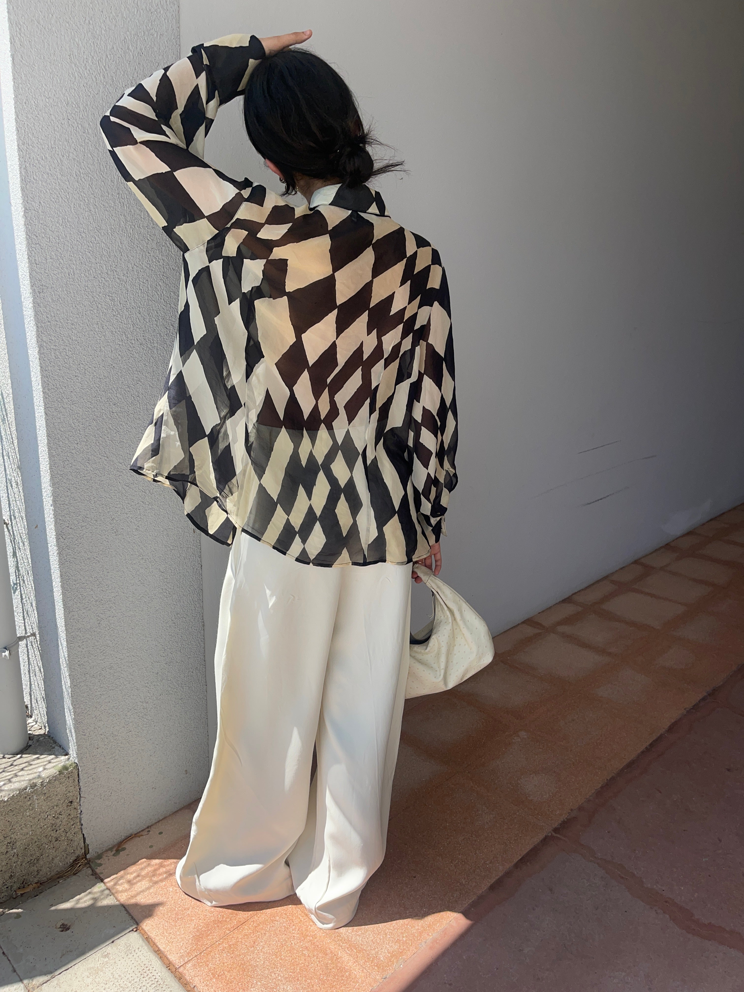 100 silk fantasia shirt