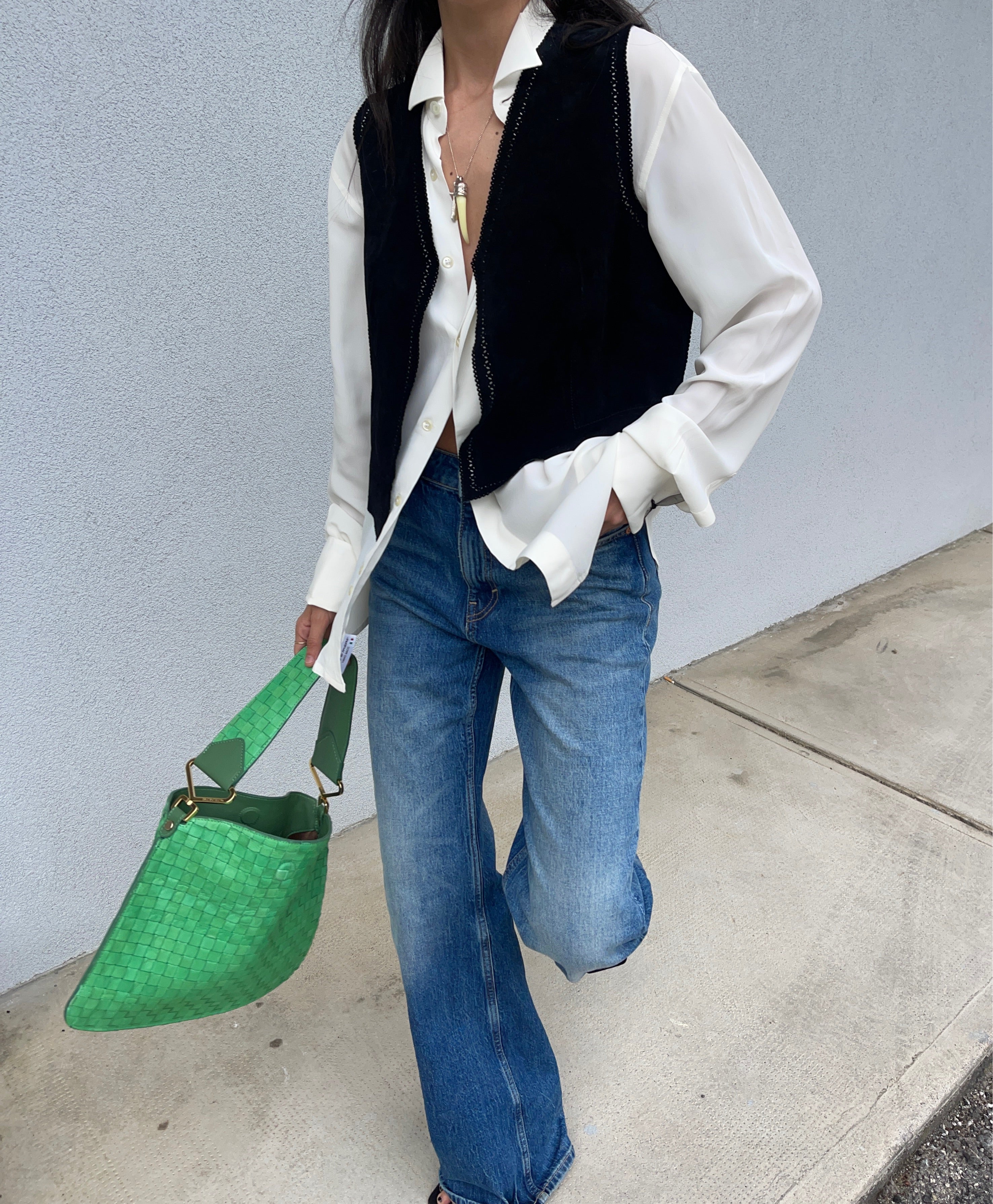 Silk blend shirt