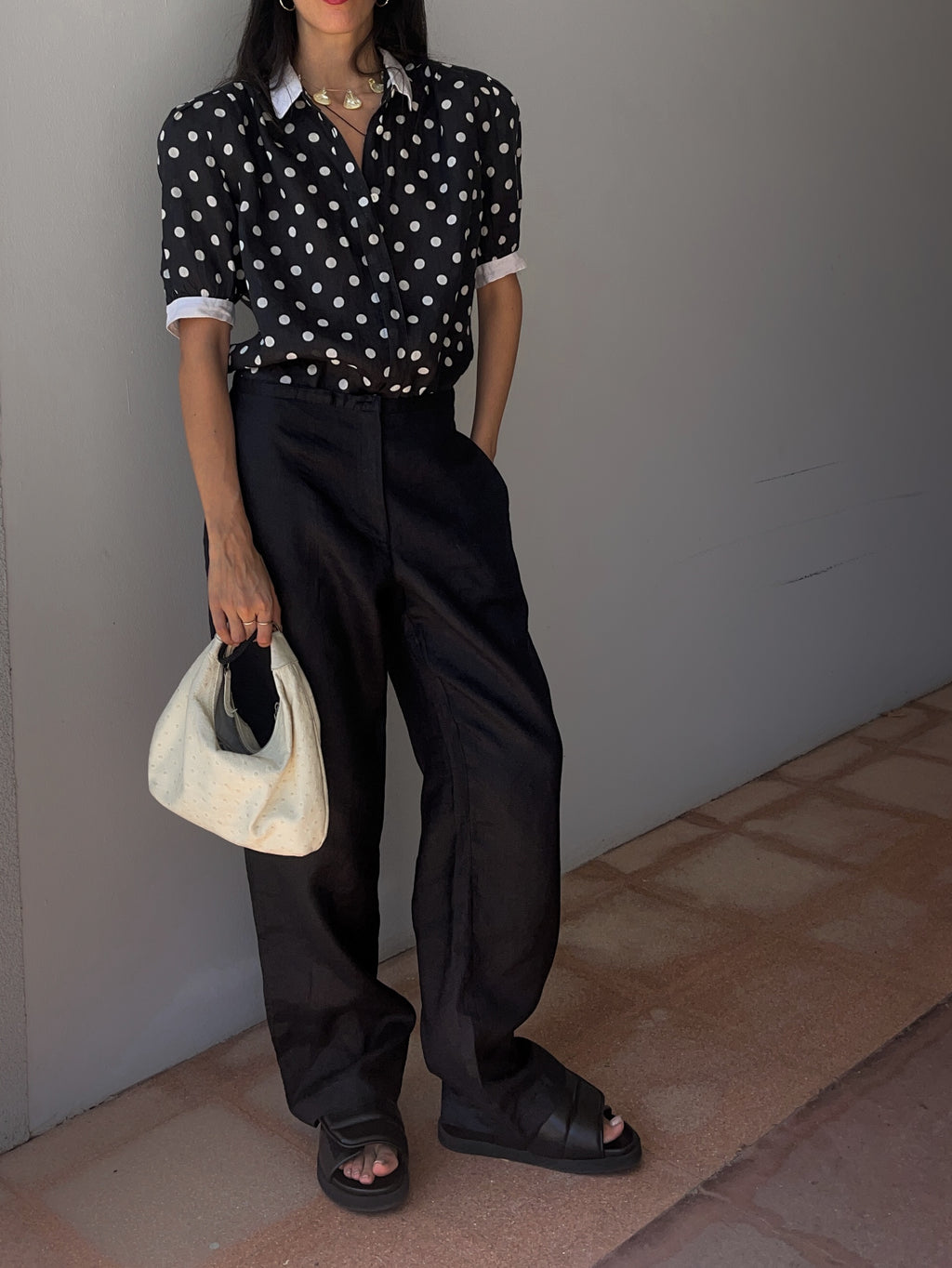 100 linen trousers