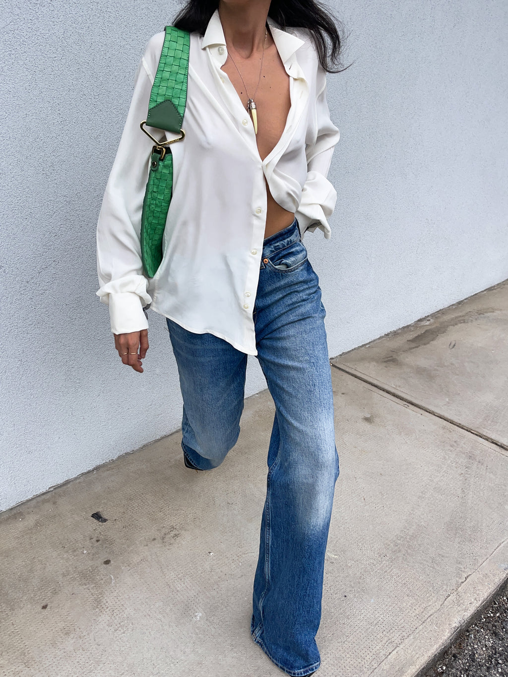 Silk blend shirt