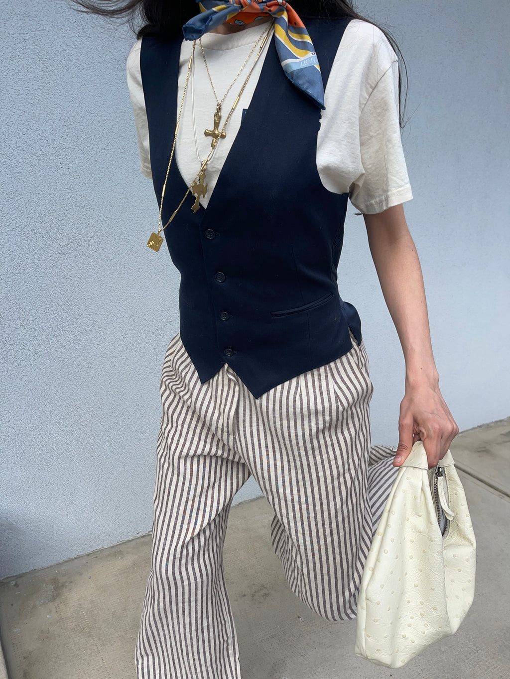 linen striped dreamy pants 🥲