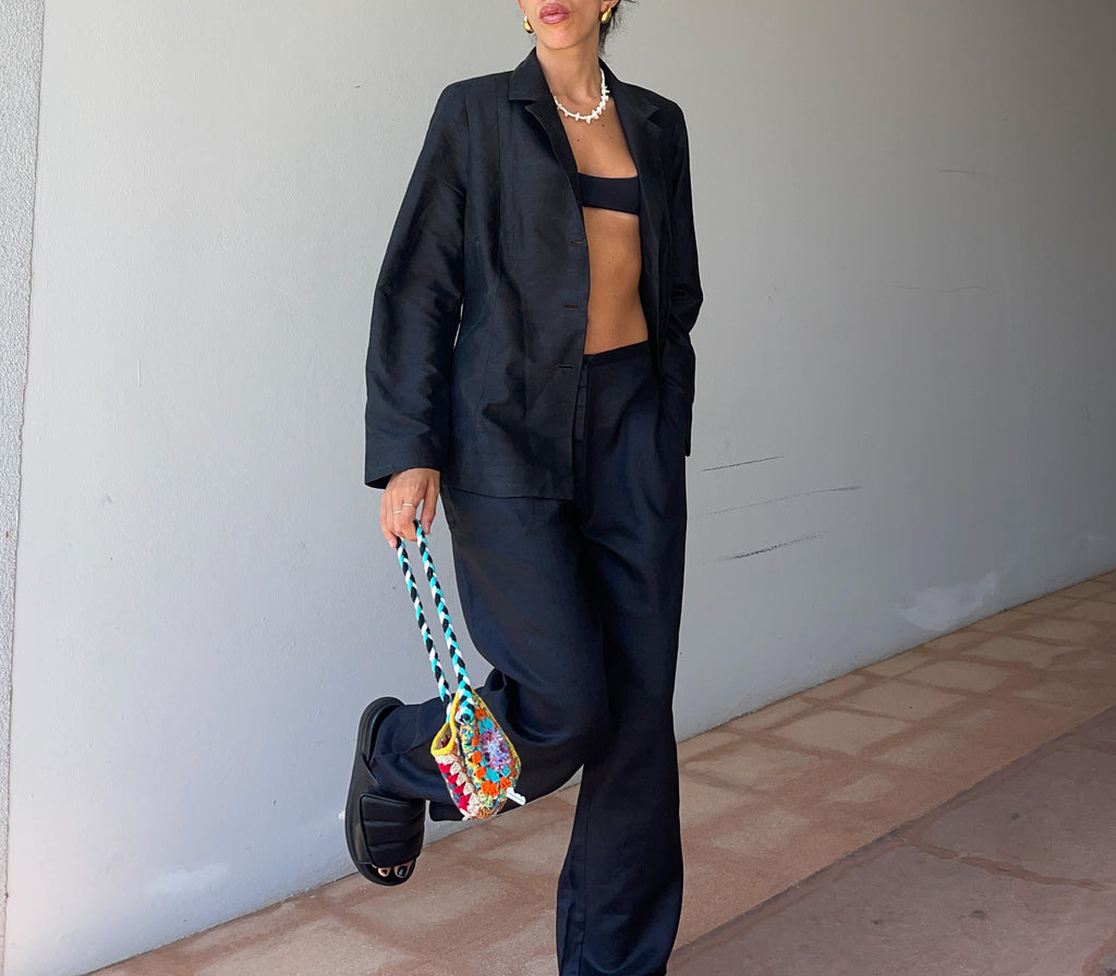100 linen trousers