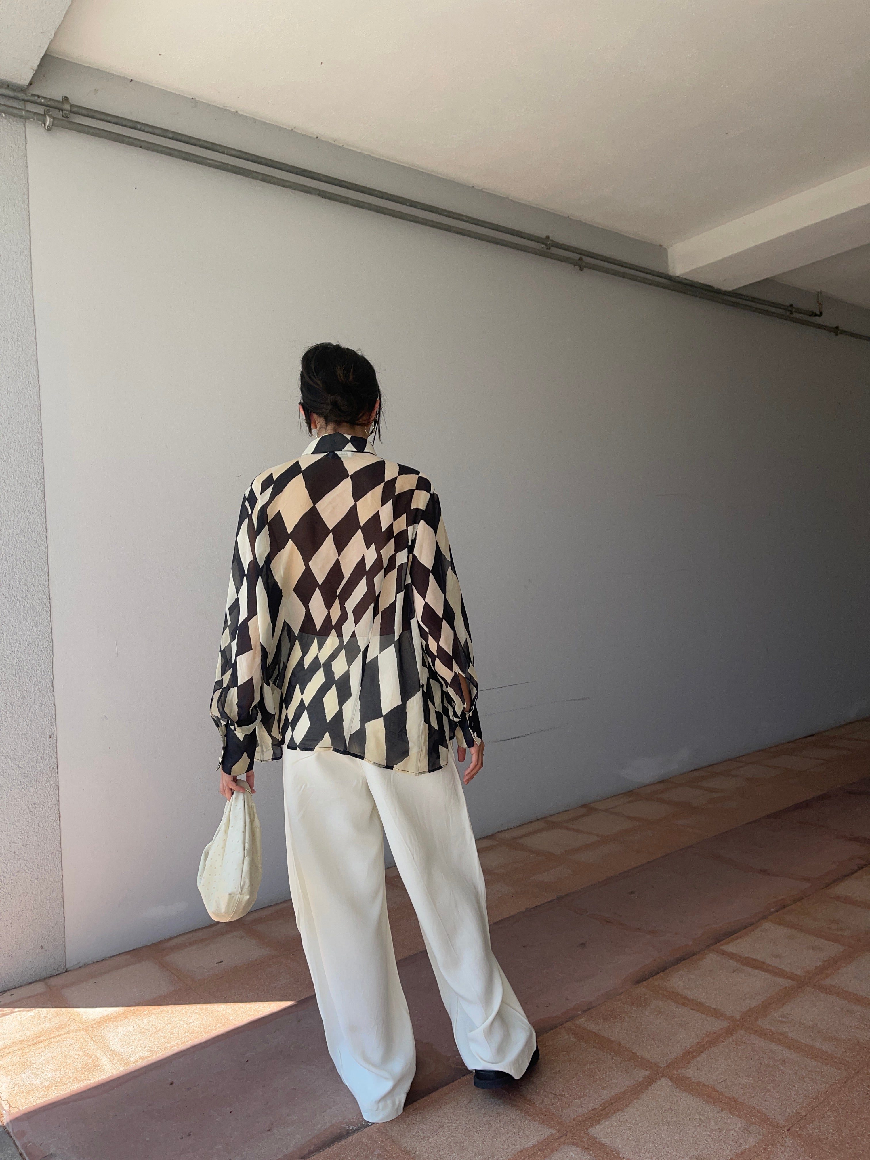 100 silk fantasia shirt