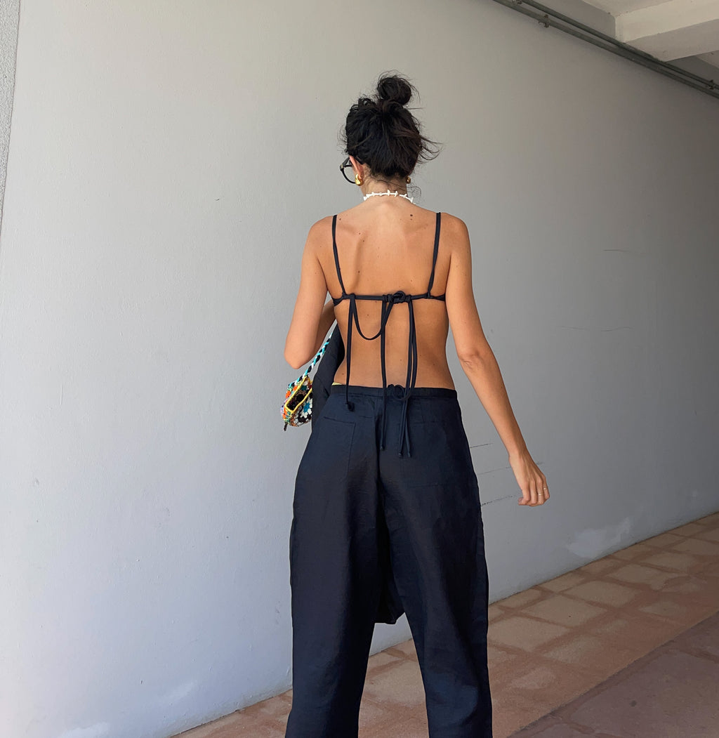 100 linen trousers