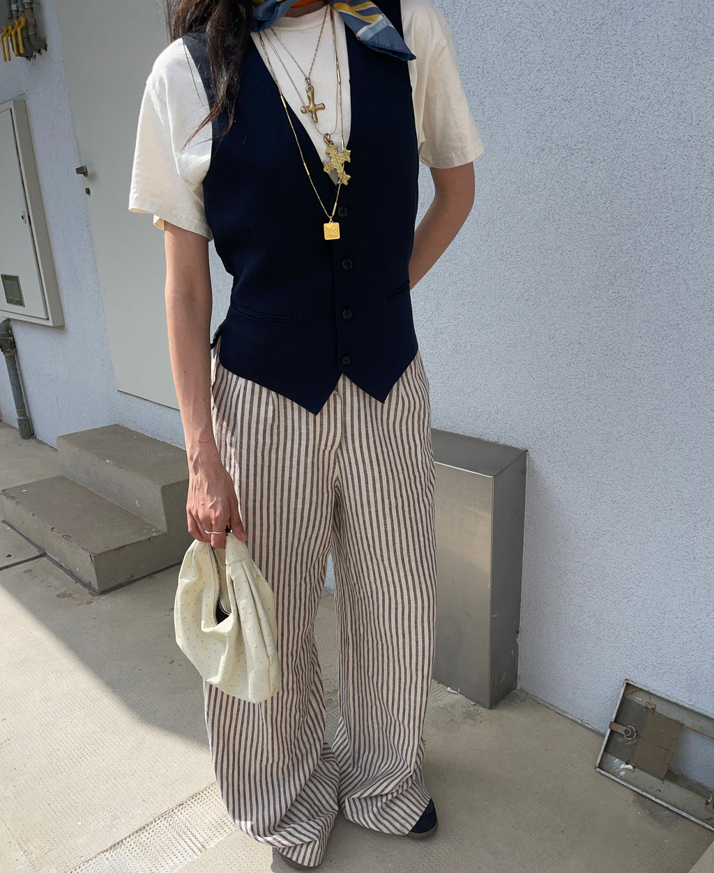 linen striped dreamy pants 🥲