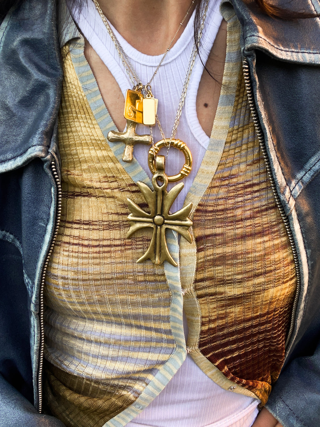 Big cross necklace