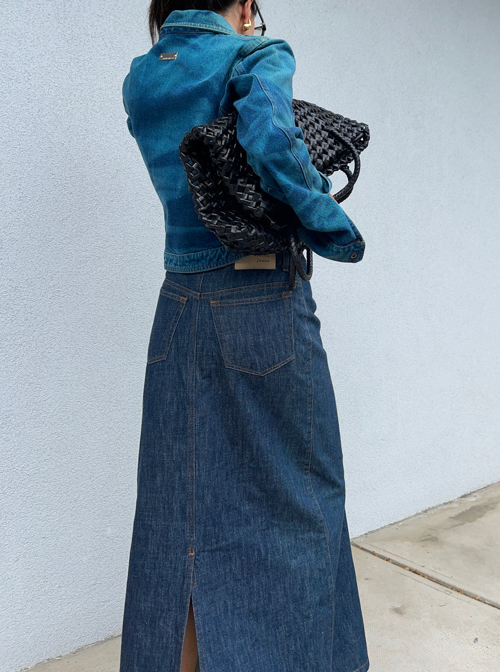 Denim skirt