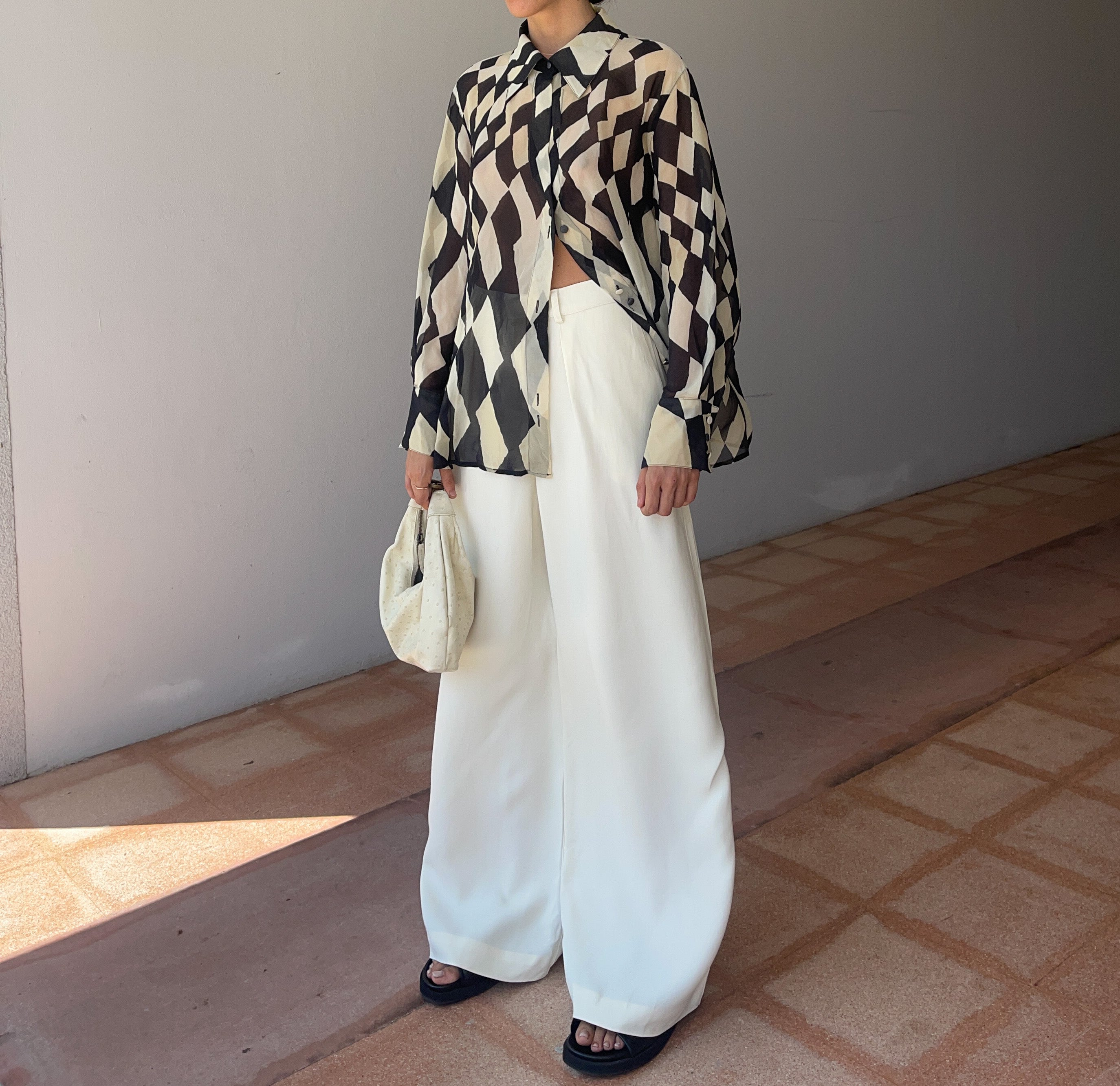 100 silk fantasia shirt