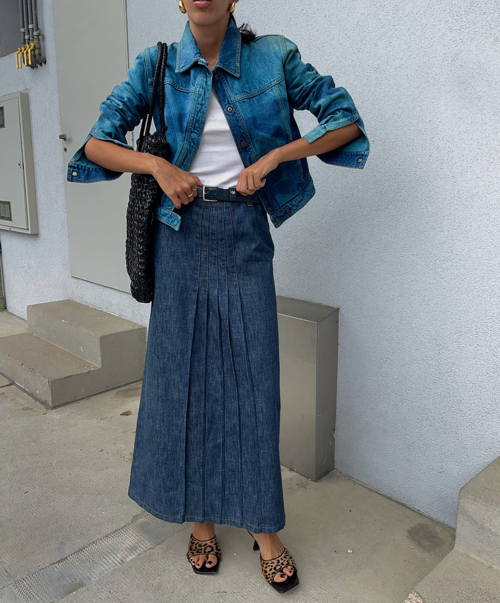 Denim skirt
