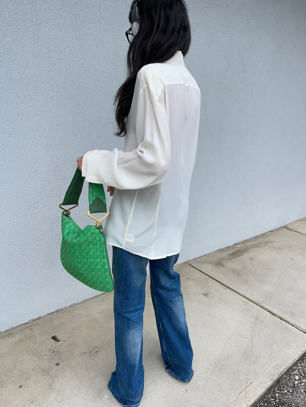 Silk blend shirt
