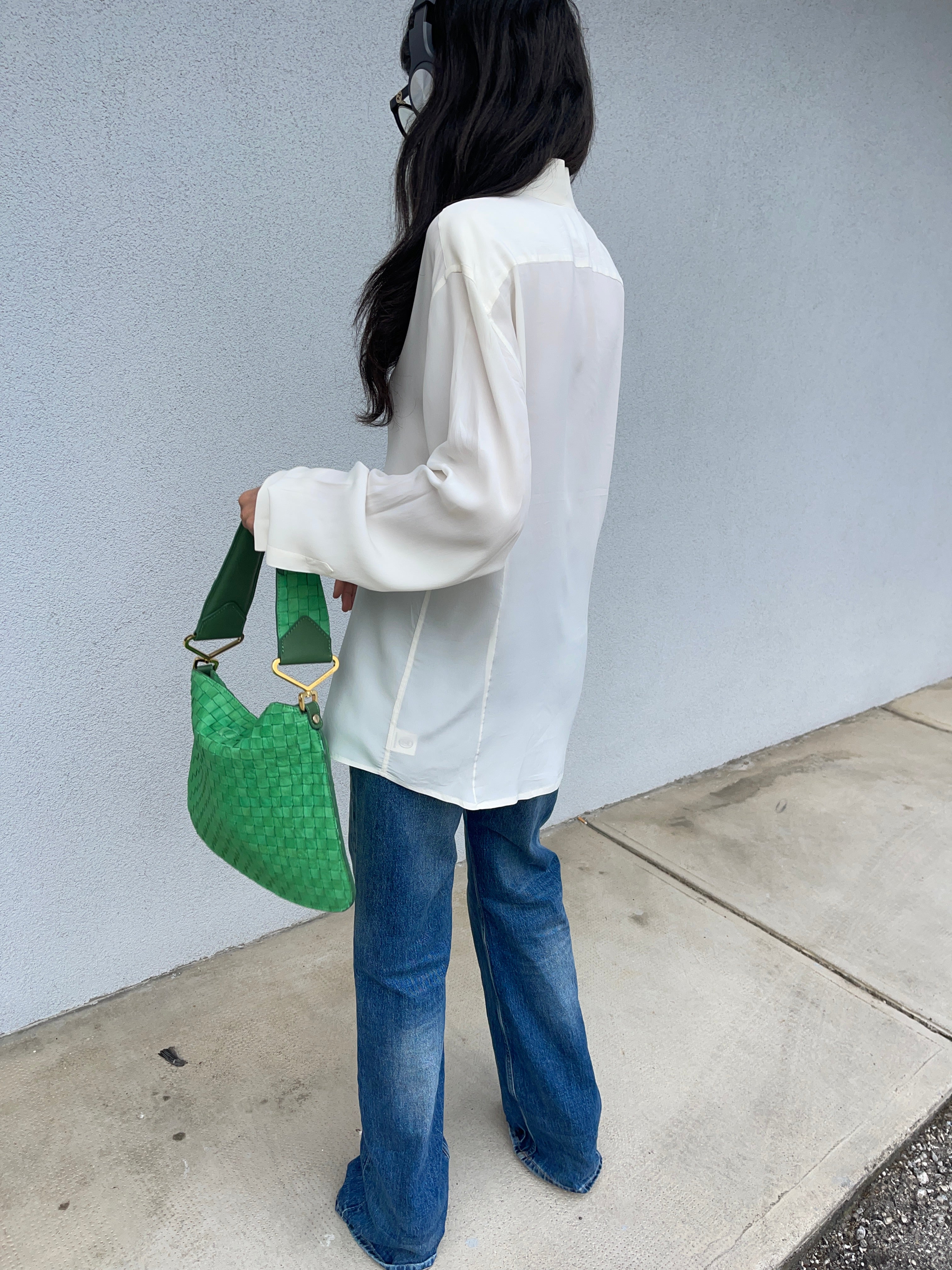 Silk blend shirt