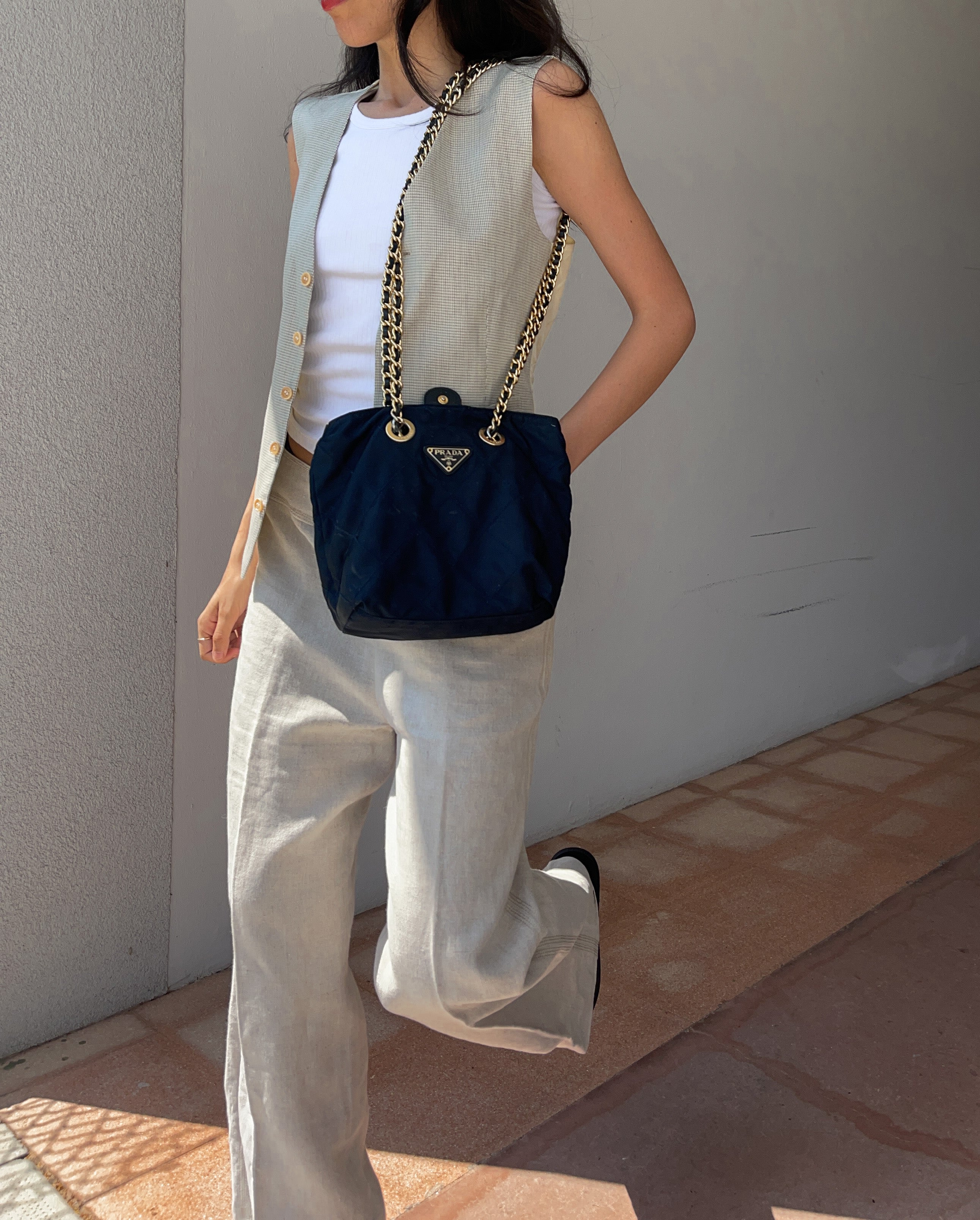 100 linen thick pants