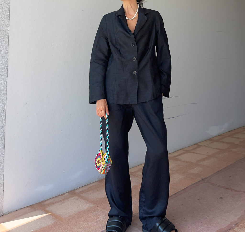 100 linen trousers