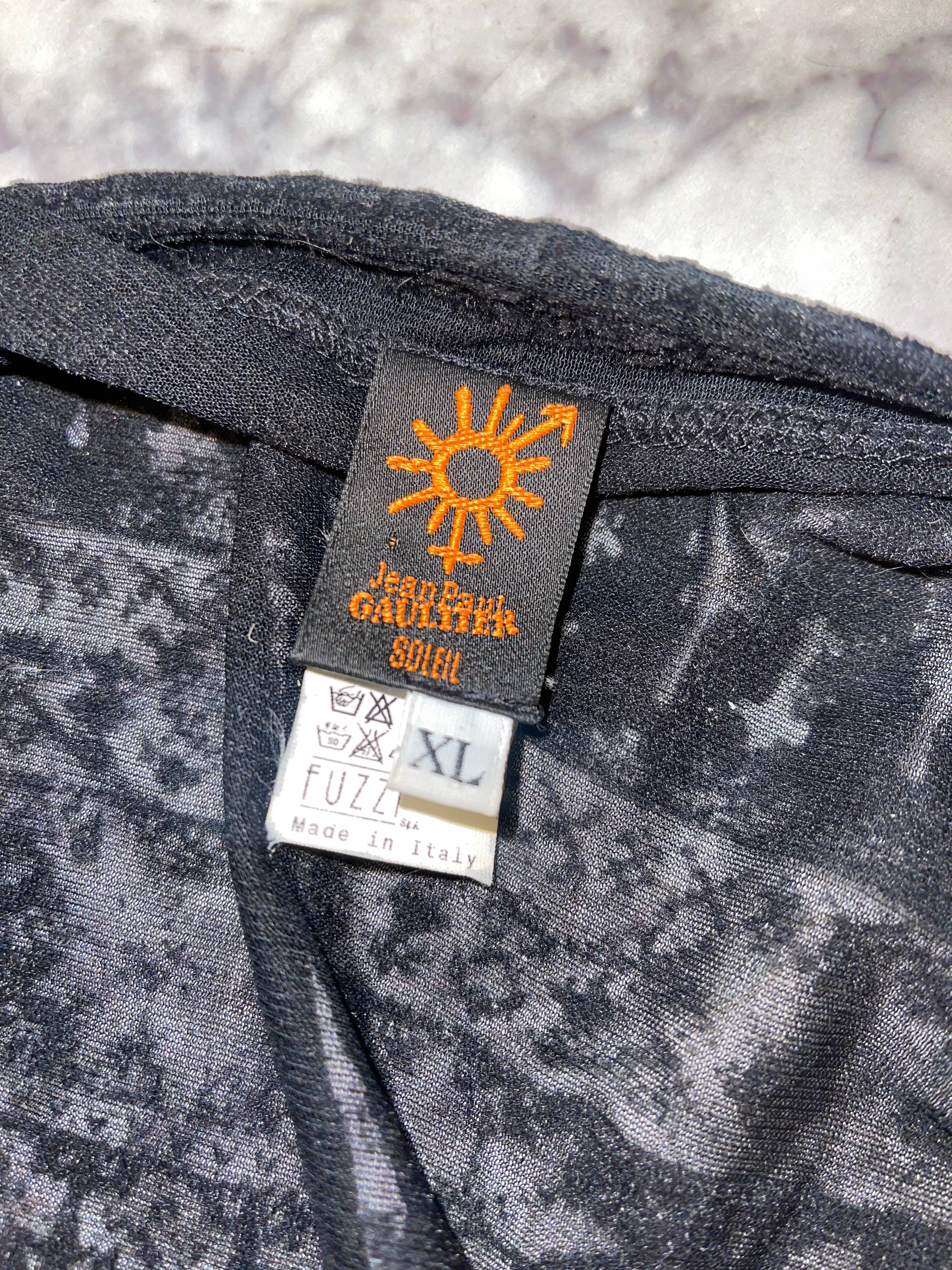 Jean Paul Gaultier tattoo criss cross top