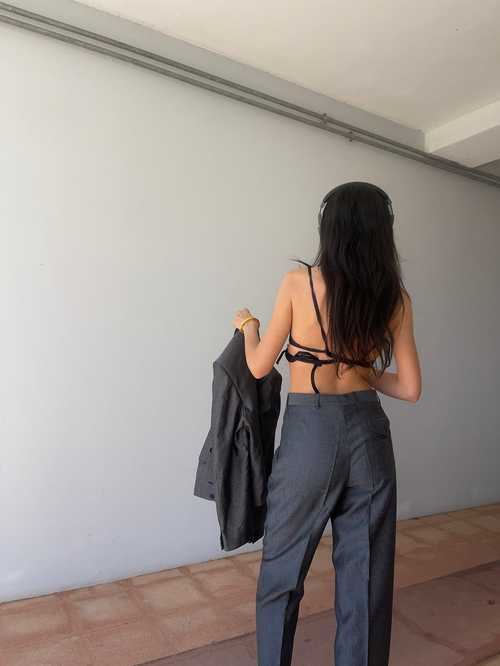 Silk suit