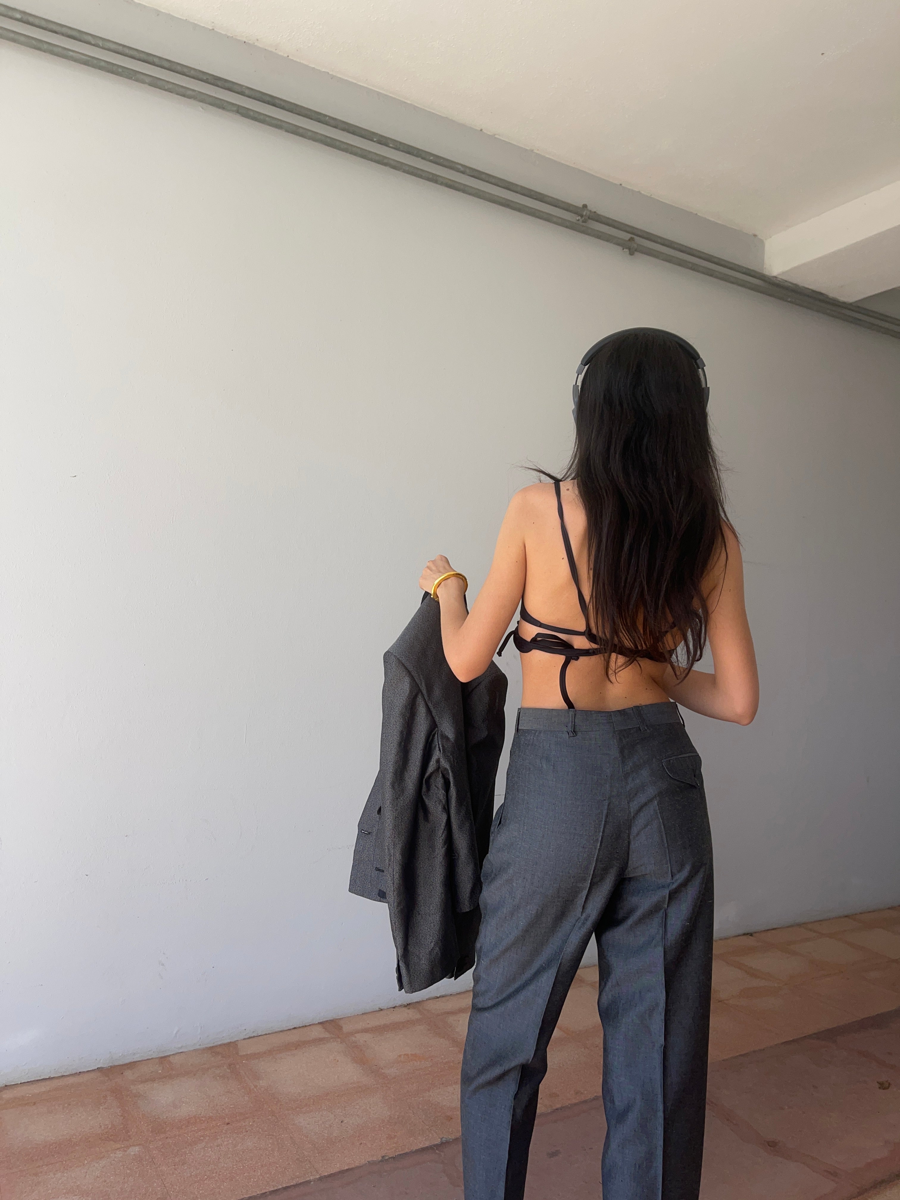 Silk suit