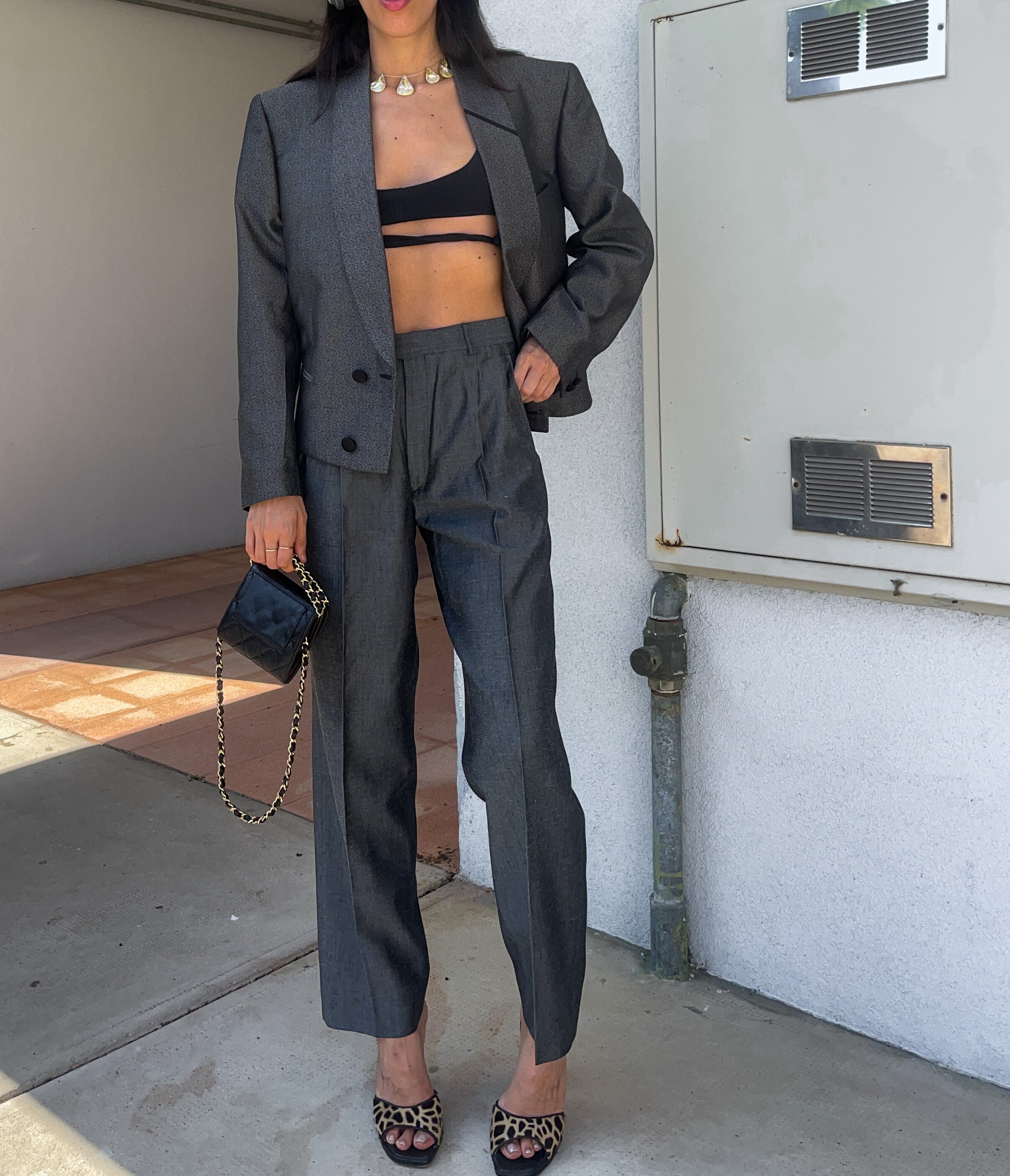 Silk suit