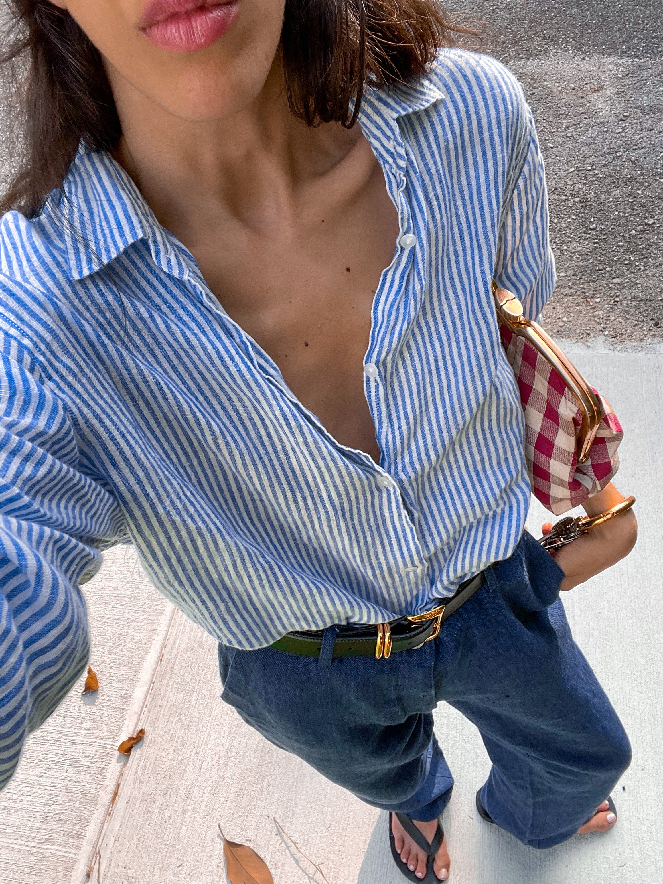 100% linen shirt