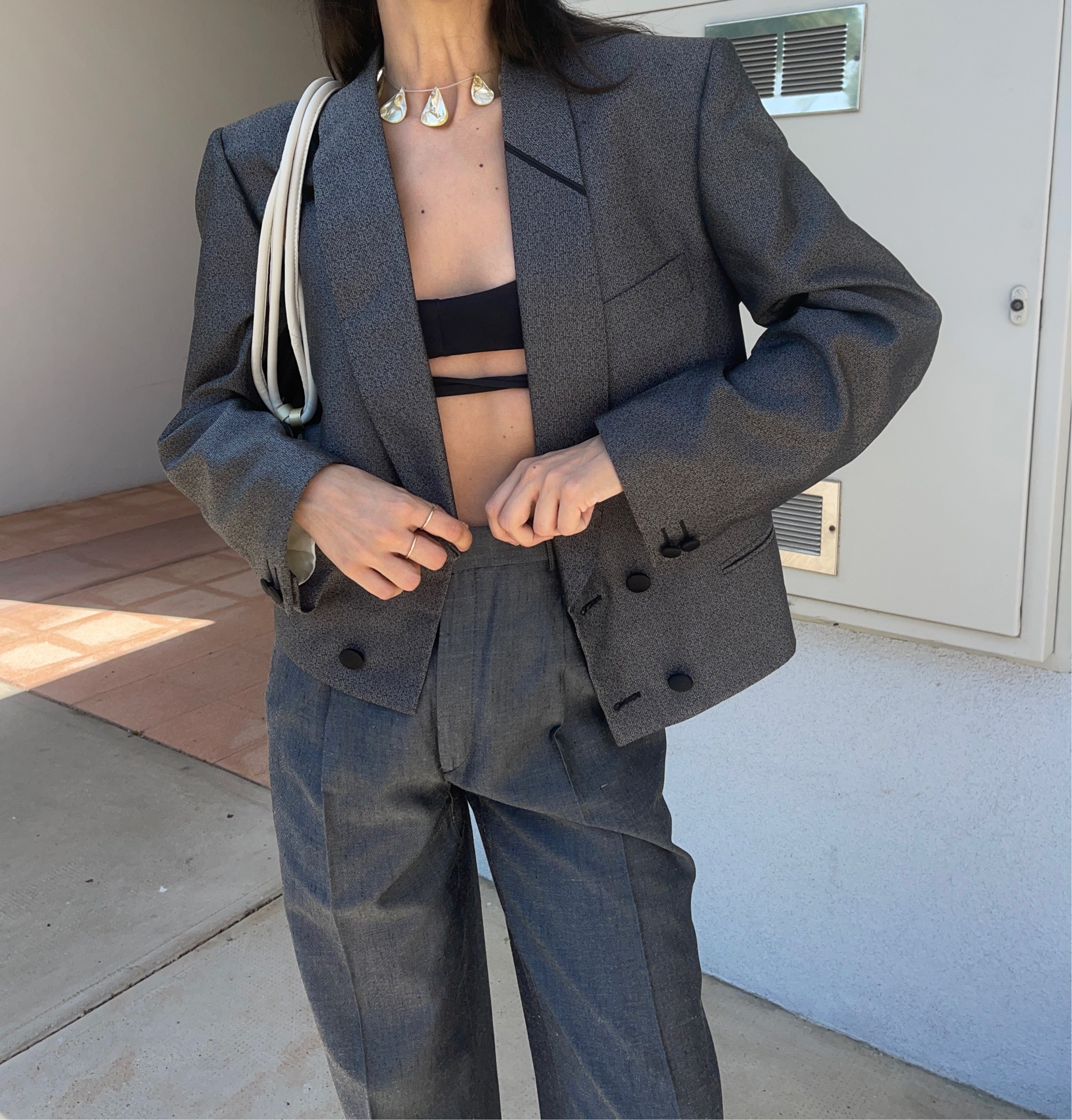 Silk suit