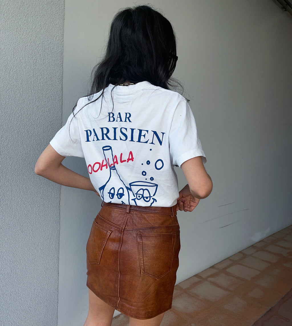 Leather skirt