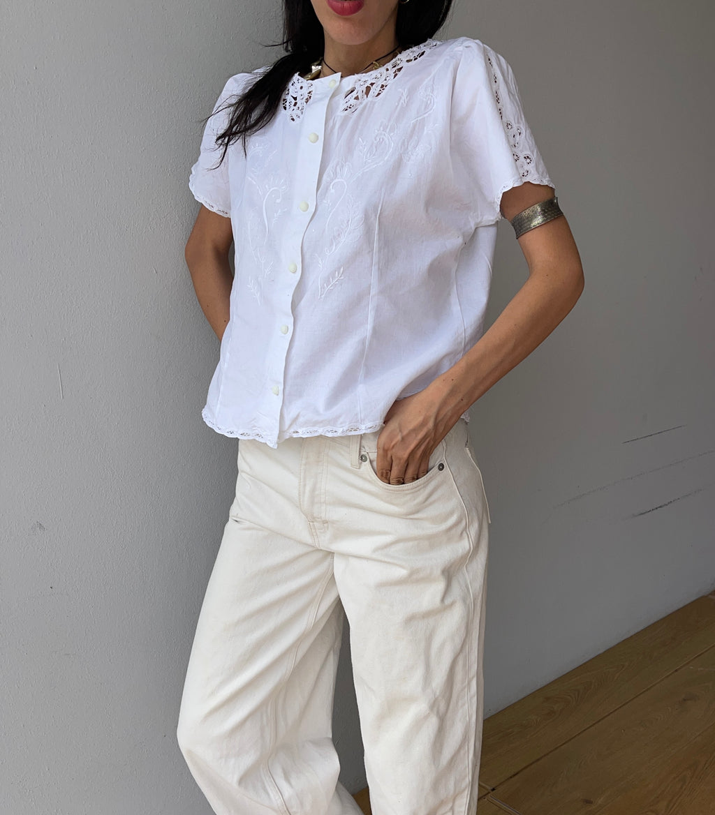 Cotton romantic shirt