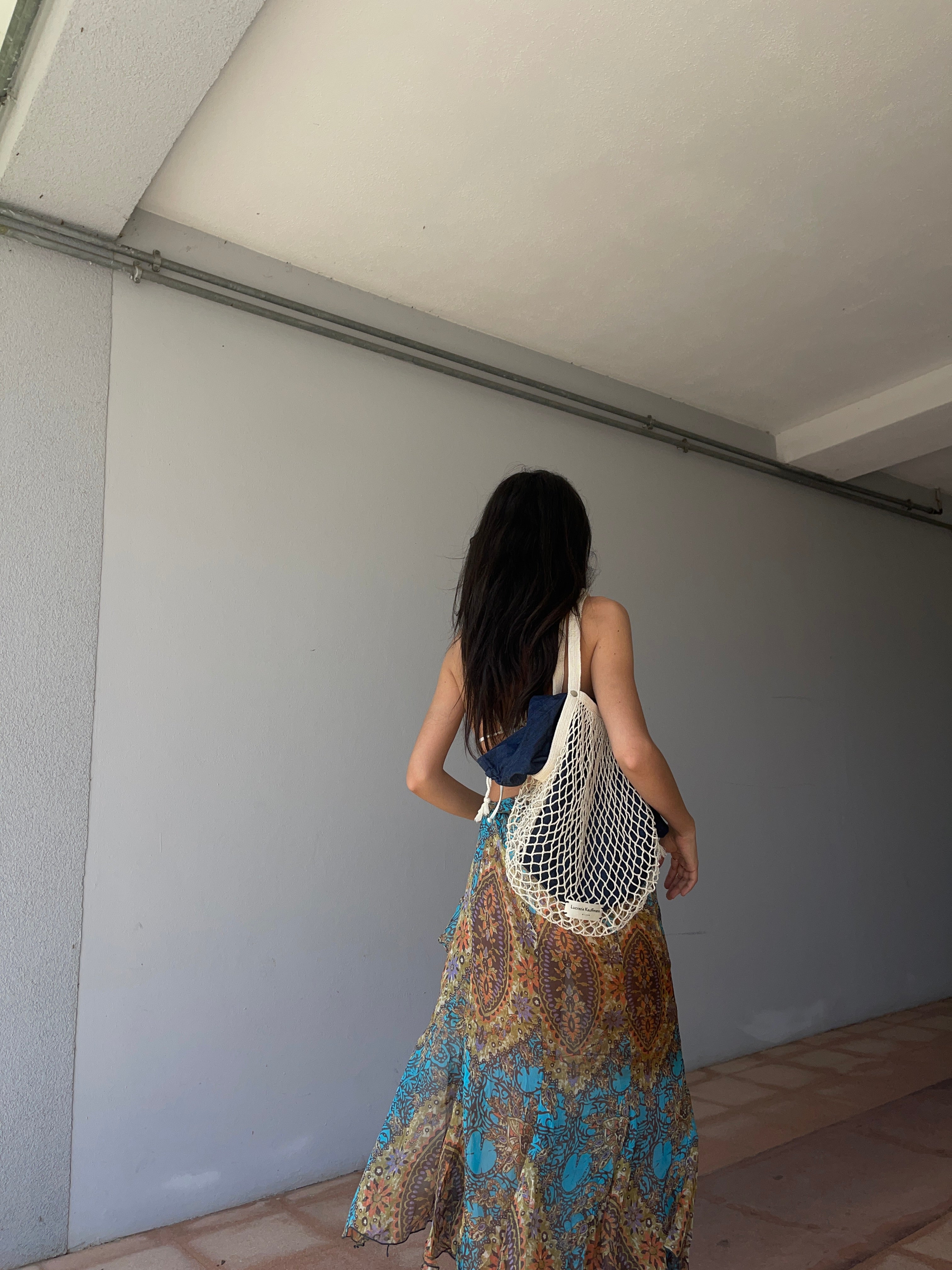 100 silk pareo skirt