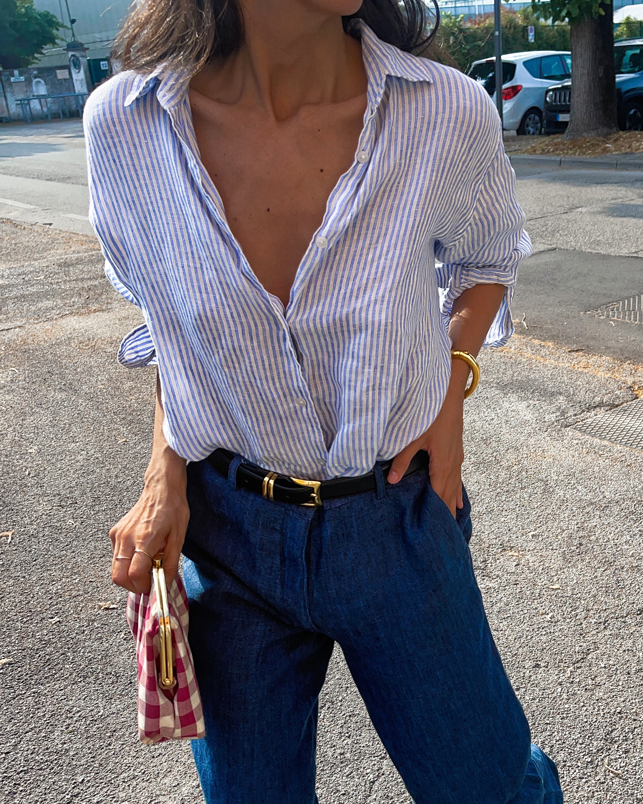 100% linen shirt