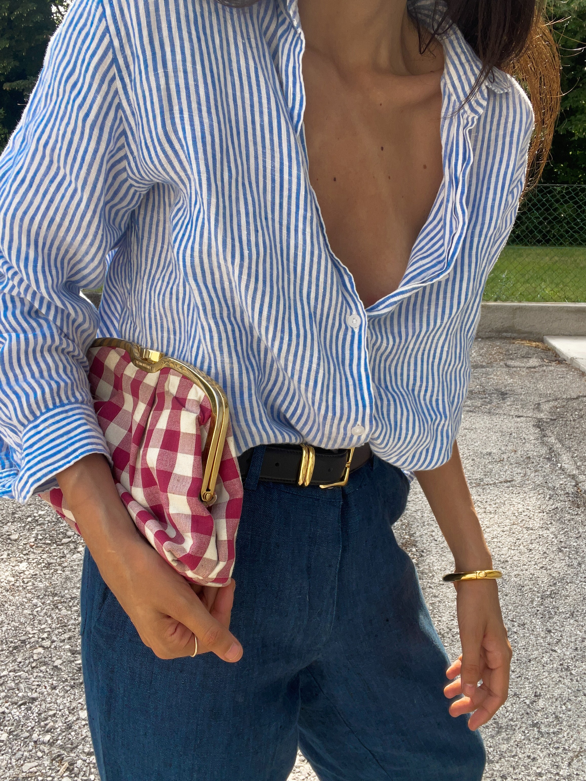 100% linen shirt
