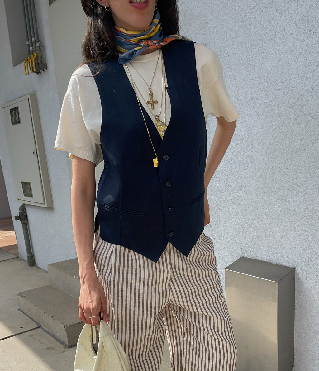 Blue gilet