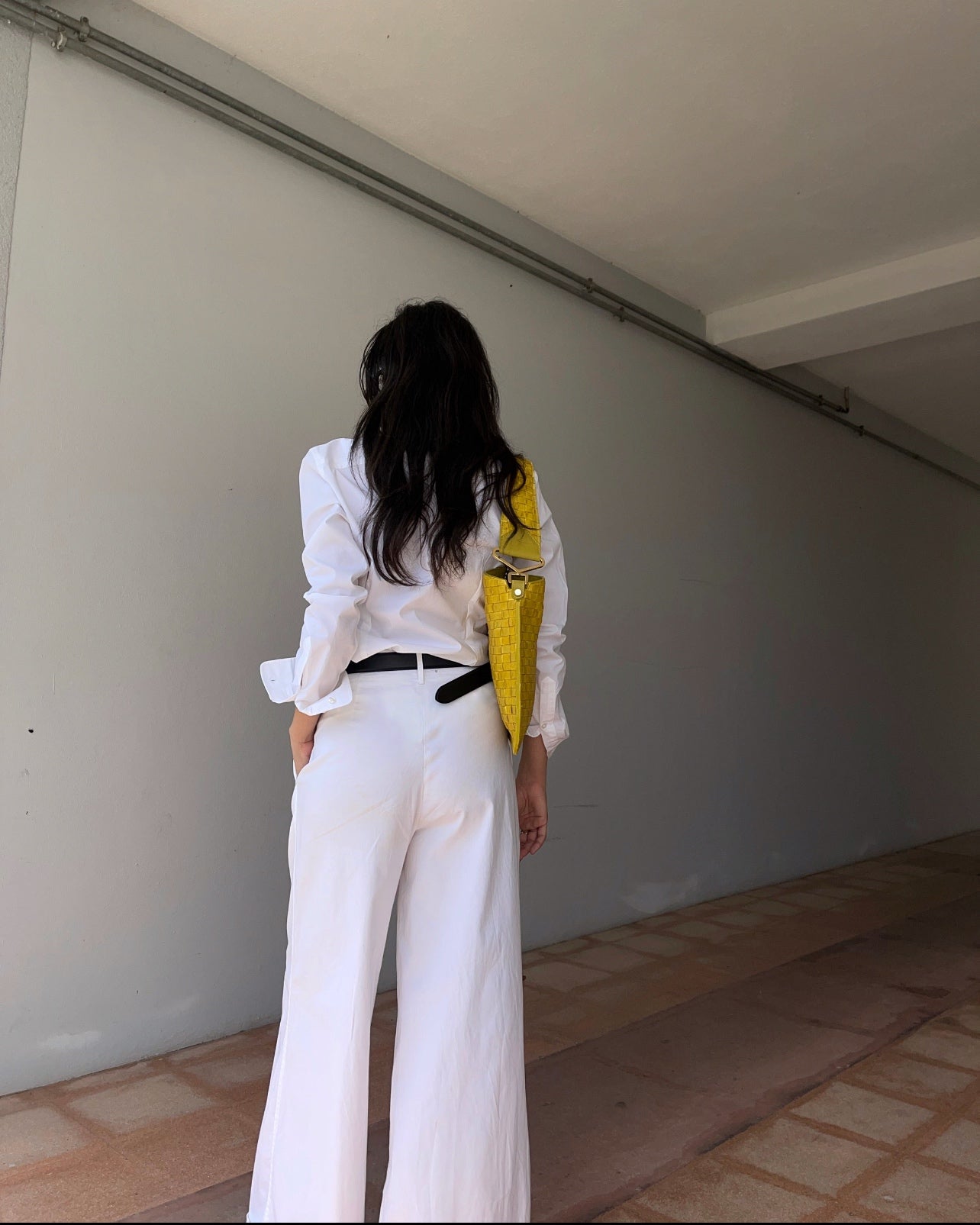 100 cotton white pants
