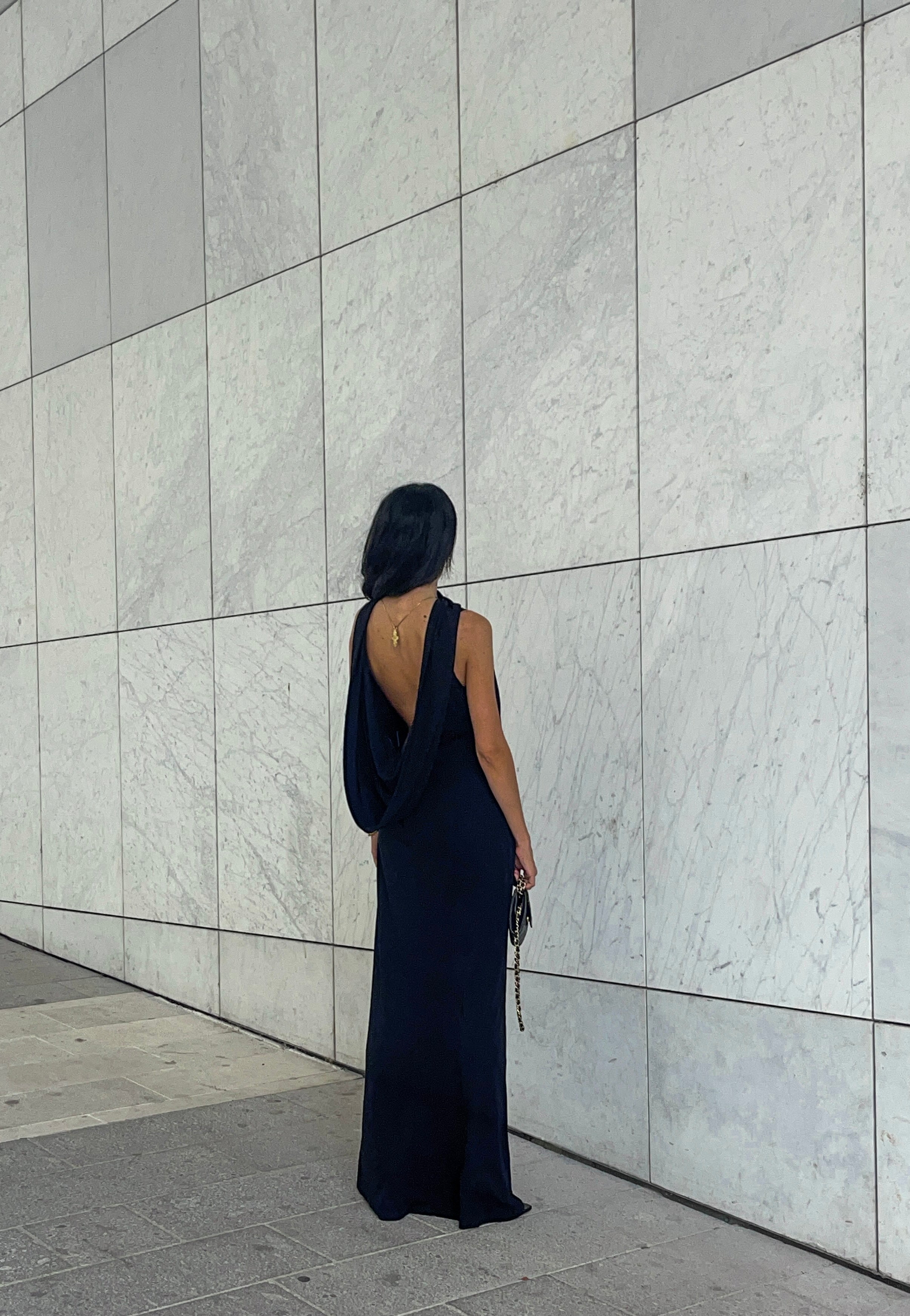 Backless black dress 🖤