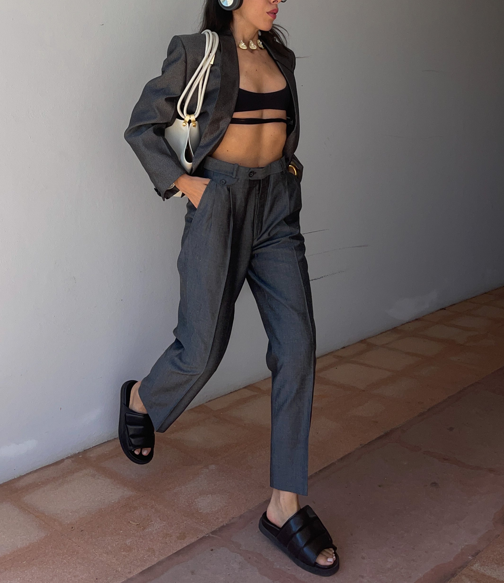 Silk suit