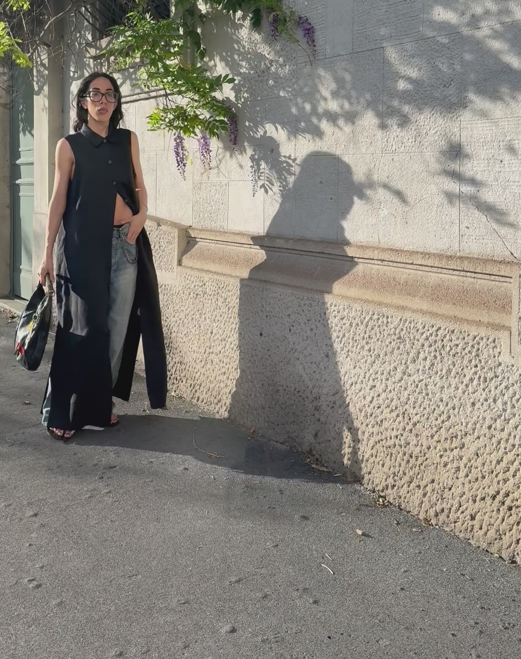 100 linen maxi dress / shirt
