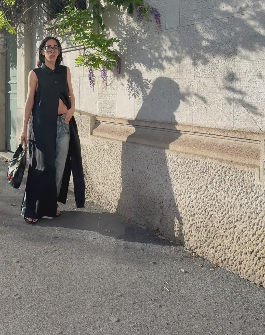 100 linen maxi dress / shirt