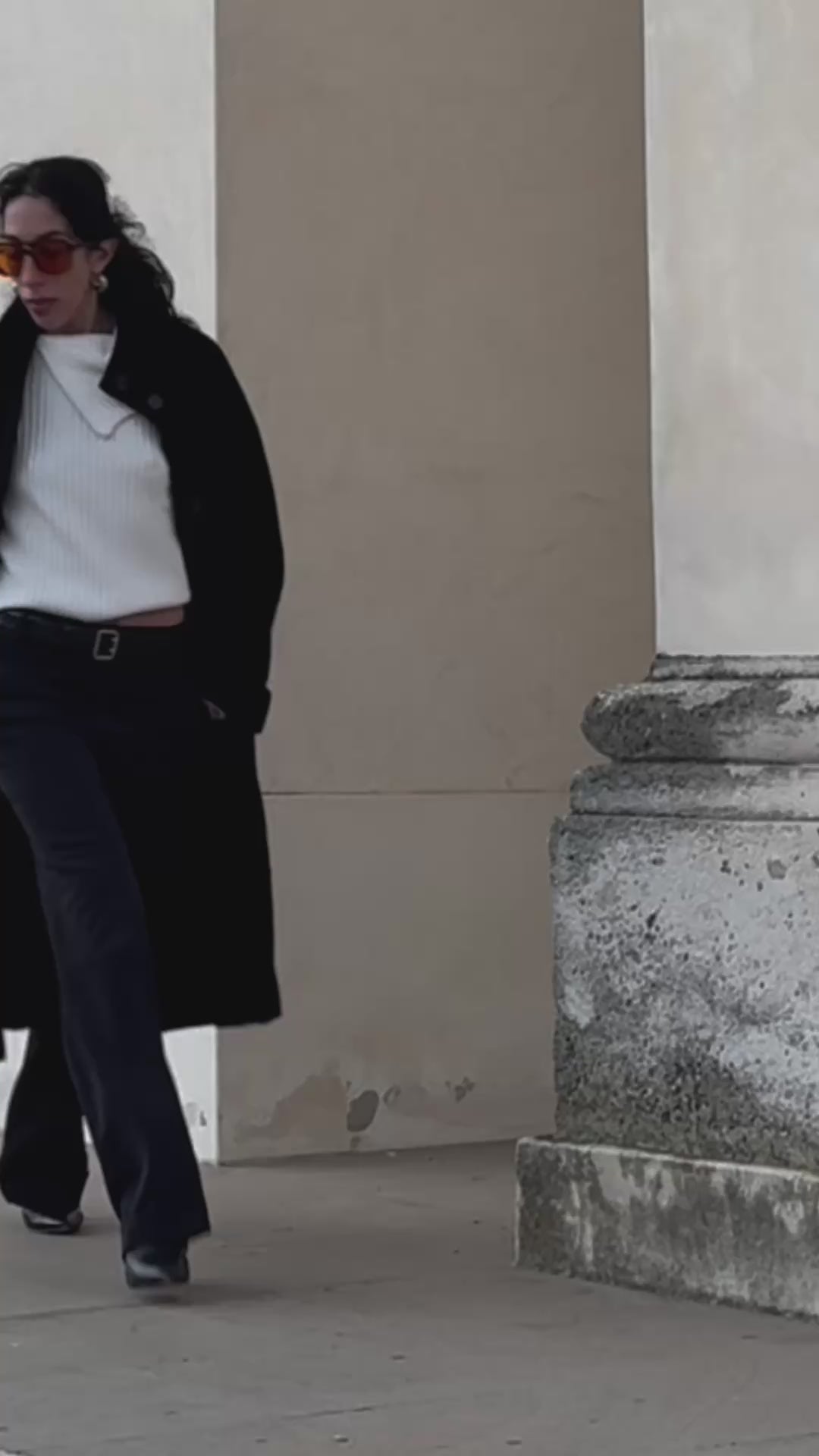 Black Alpaca coat