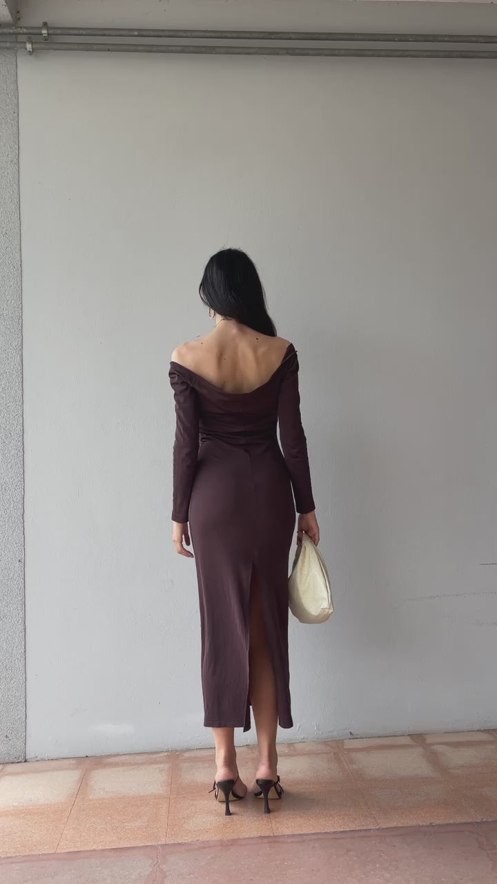 Chocolate dress