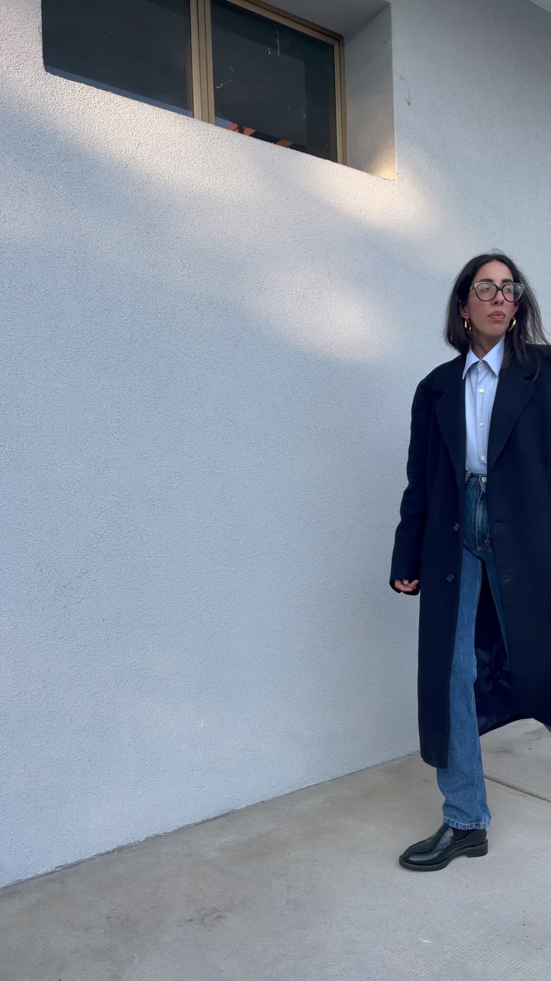 Men blue coat