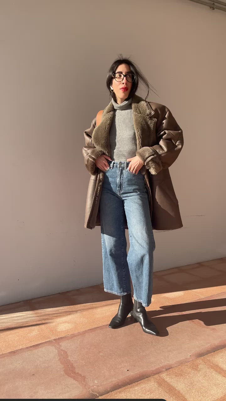 Vintage shearling coat
