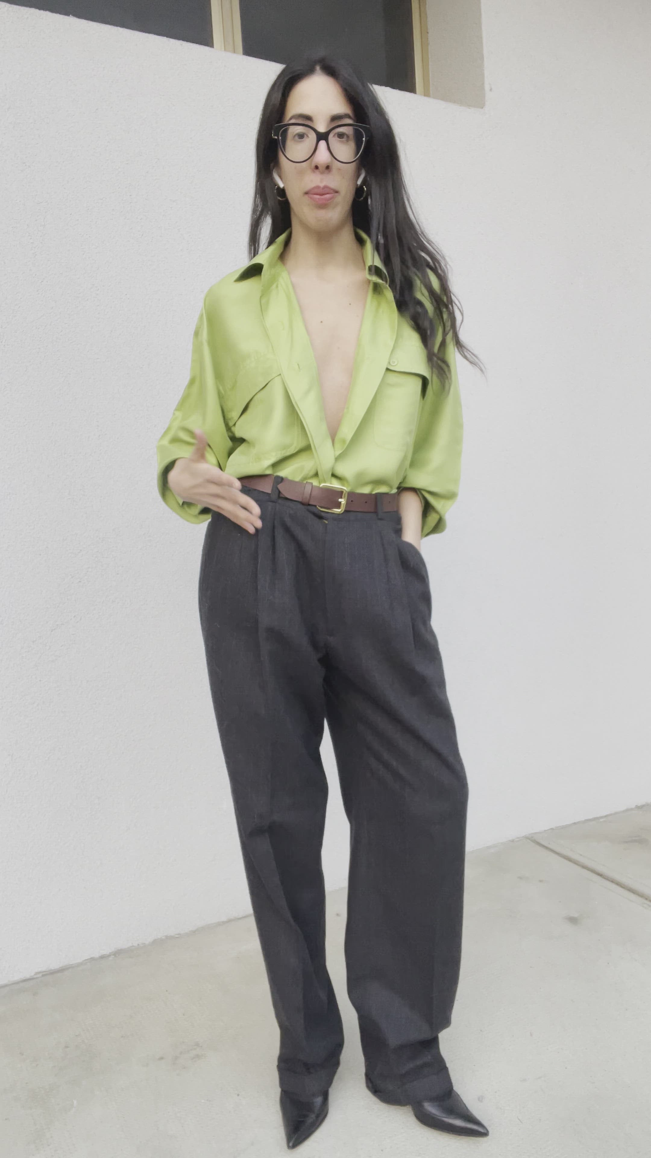 Pantaloni uomo 100 lana spessa