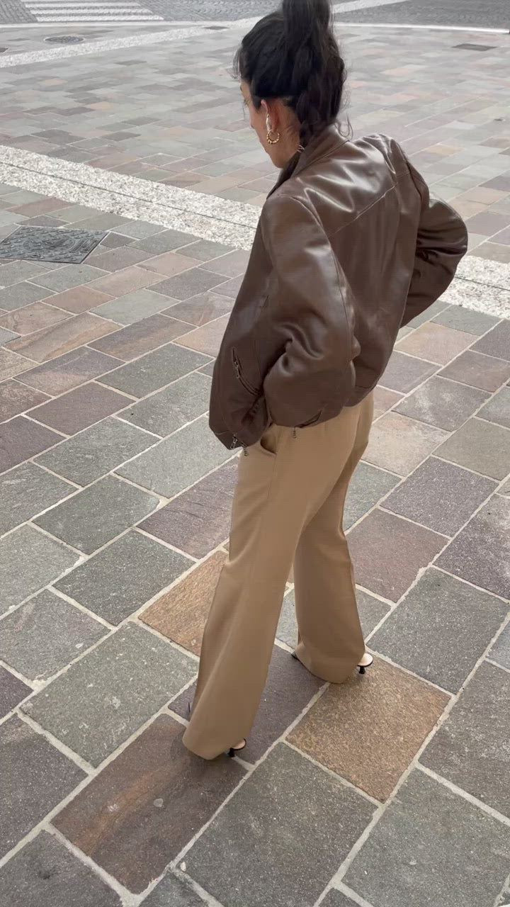 Leather jacket