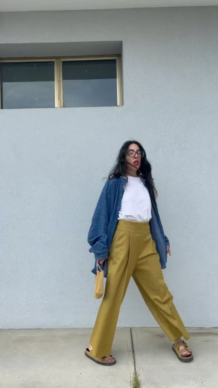 100 wool trousers